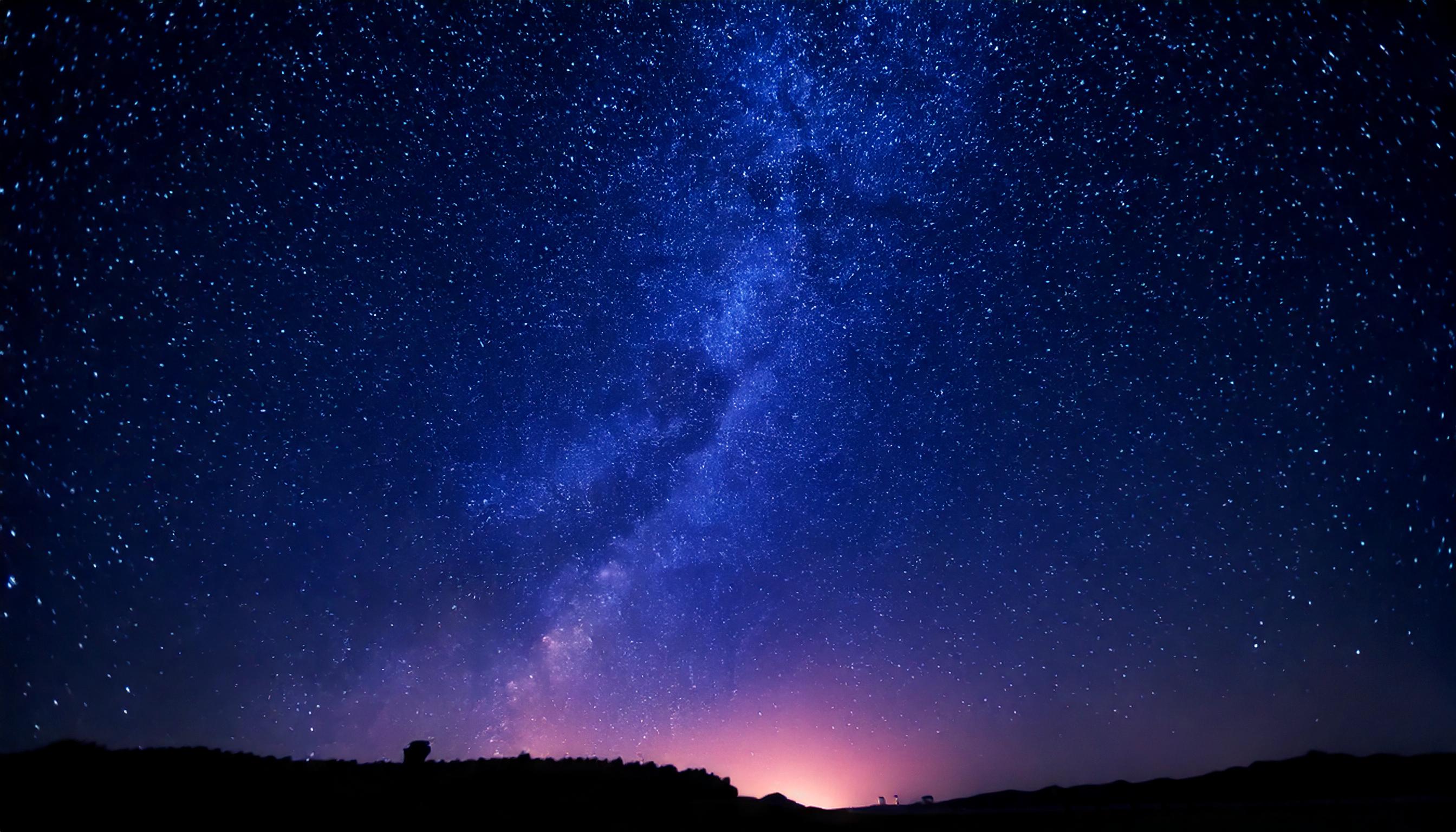 きれいな夜空の背景素材