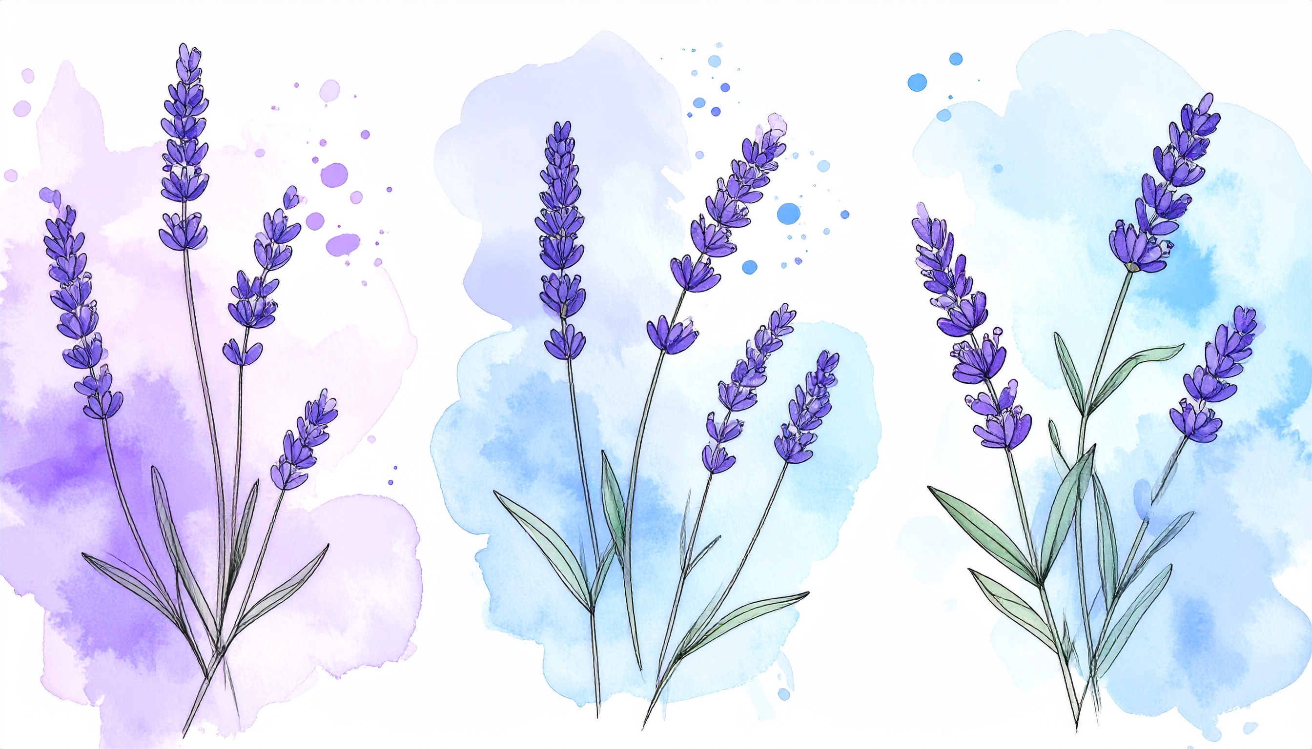 韓国風の花のシンプルなフリーイラスト