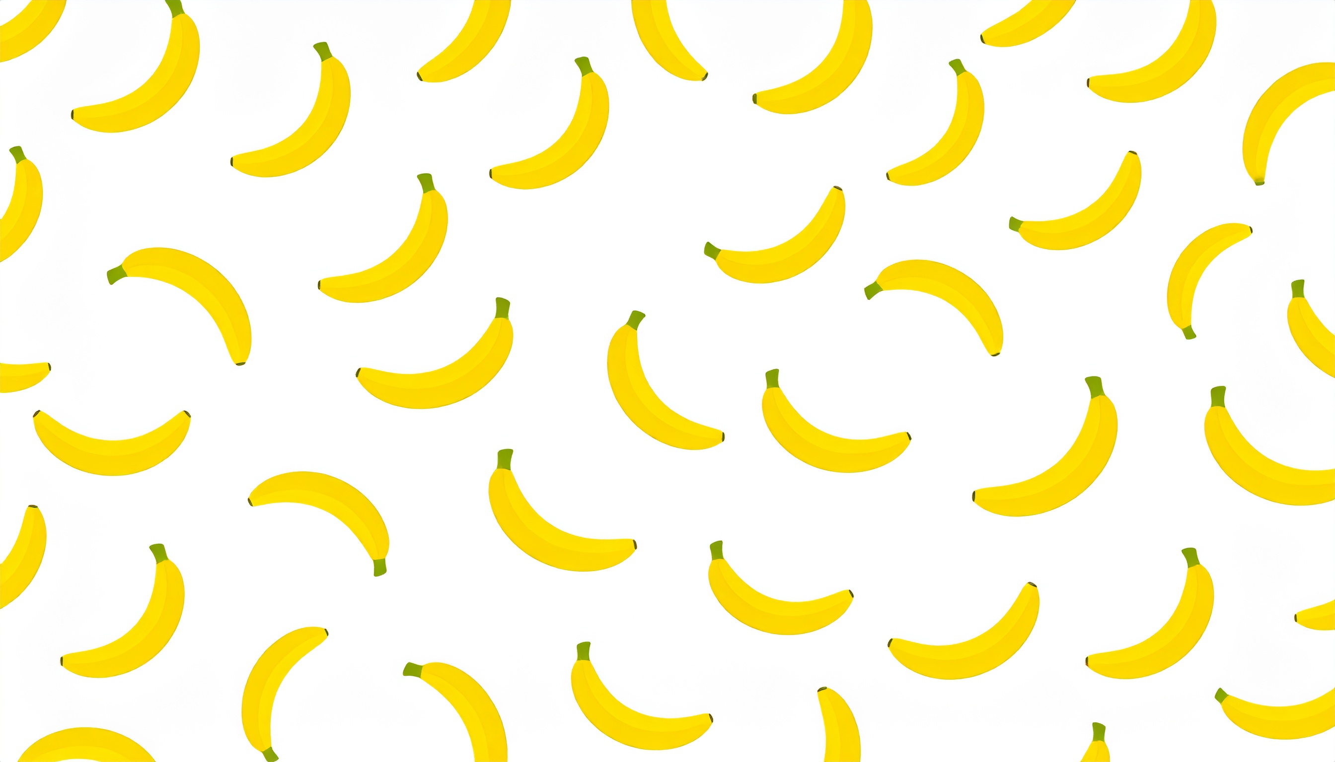 バナナのパターン背景イラスト