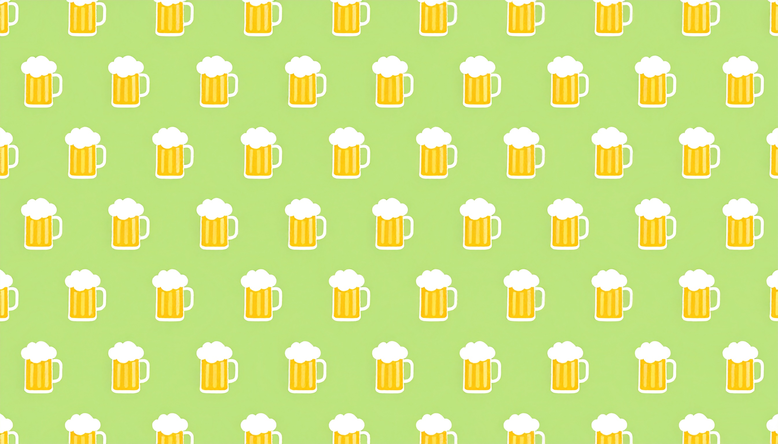 ビールのパターンフリーイラスト