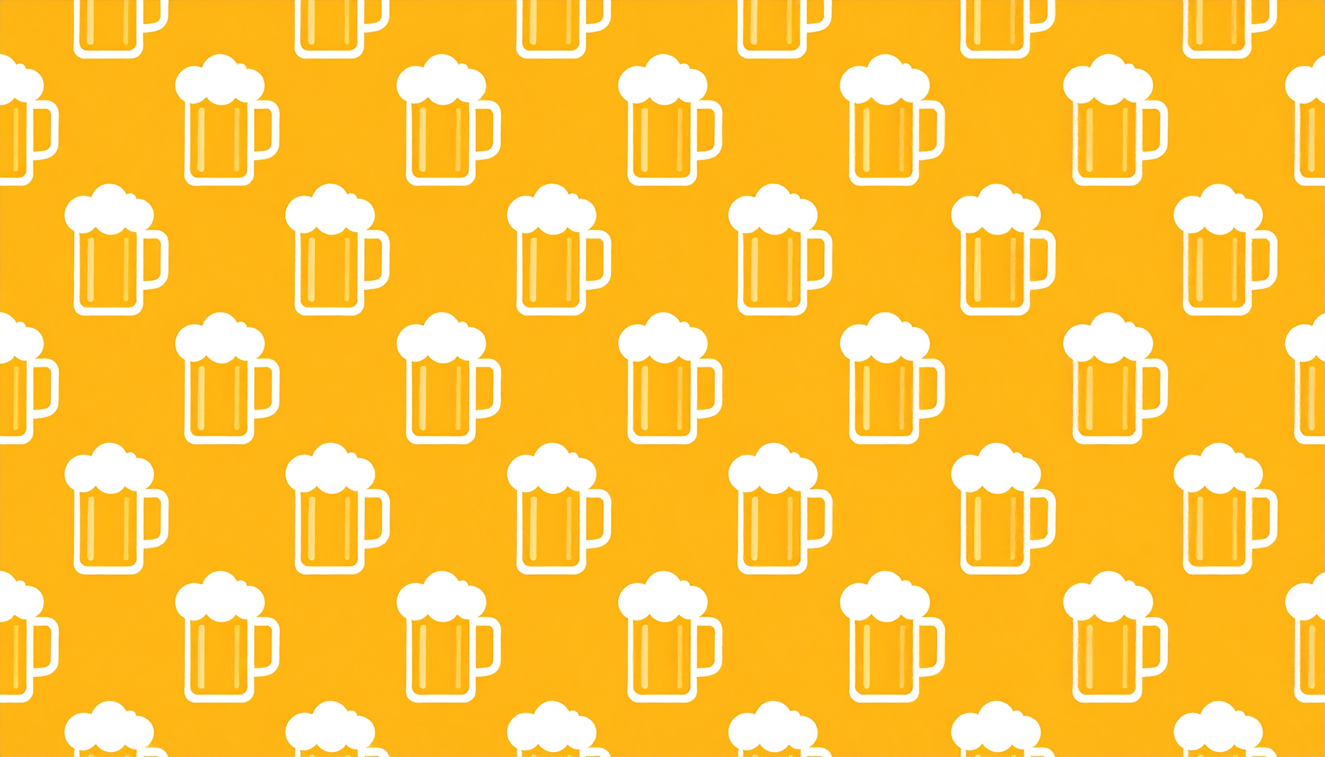かわいいビールの背景フリー素材