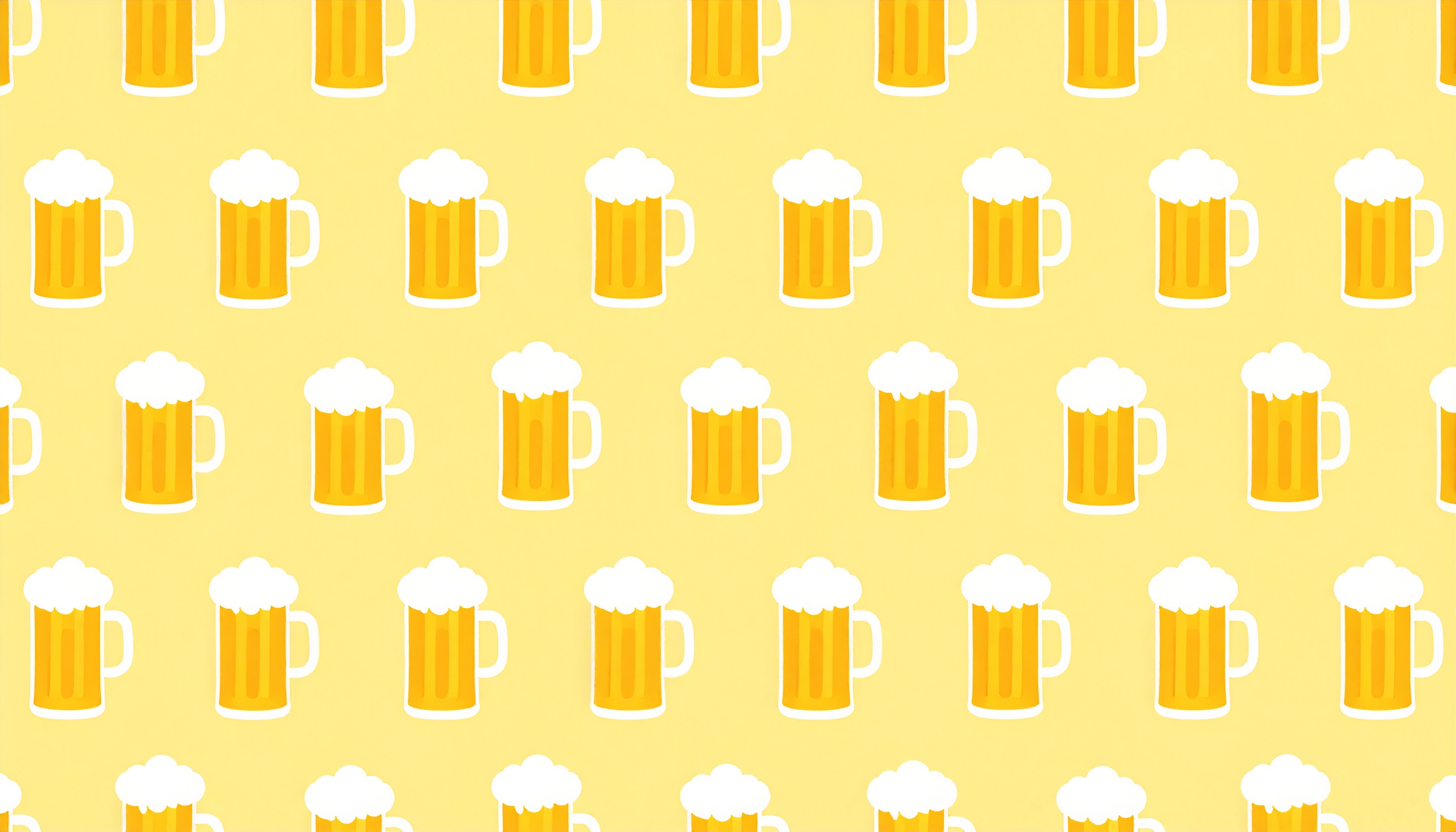 ビールの背景フリー素材（薄い黄色）