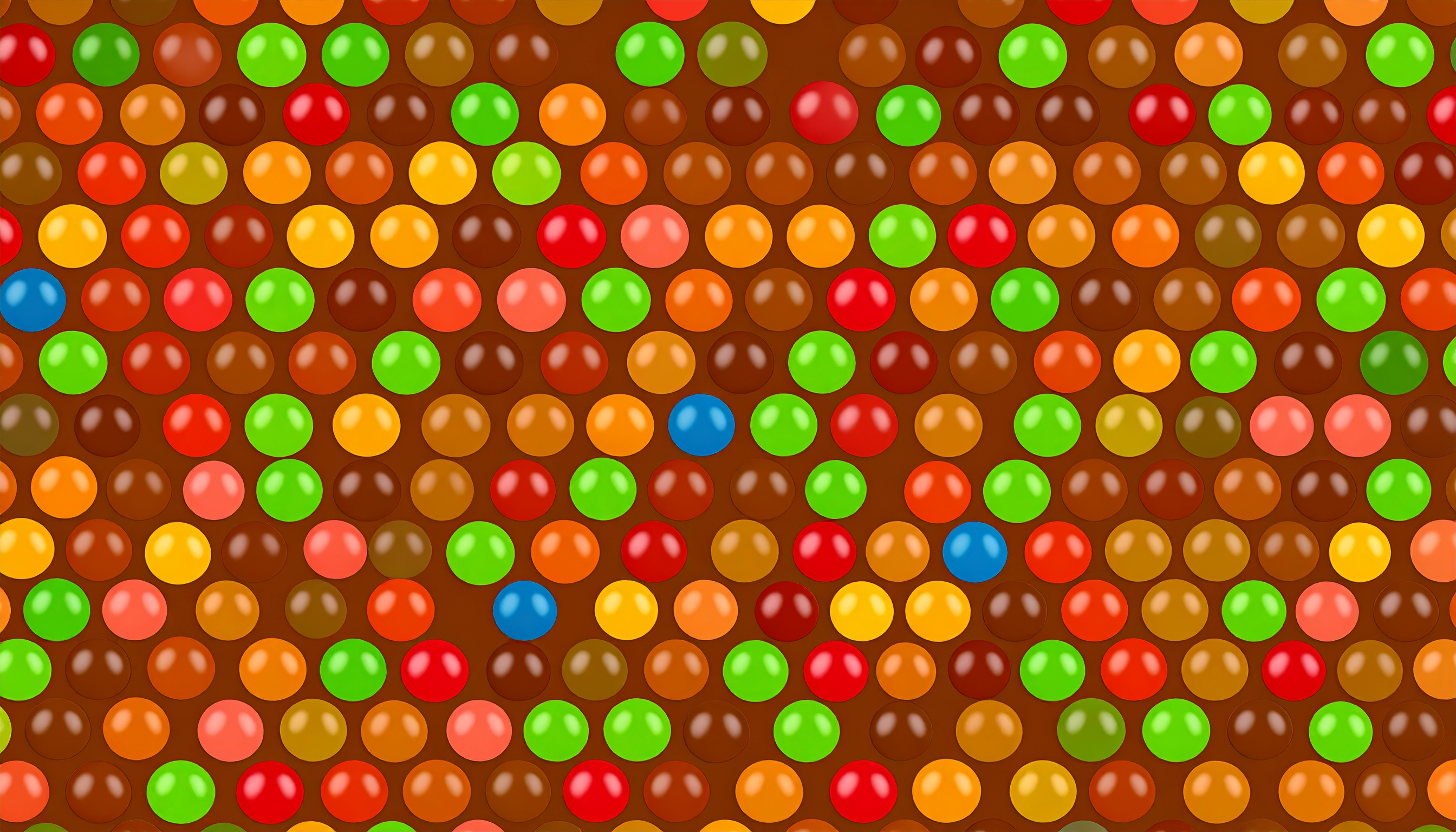 マーブルチョコの背景イラストフリー素材（茶色）