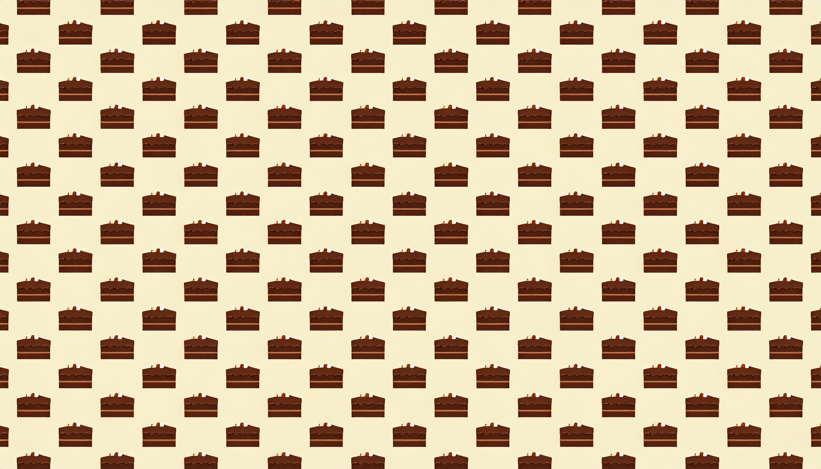 チョコケーキのシンプルなパターン背景