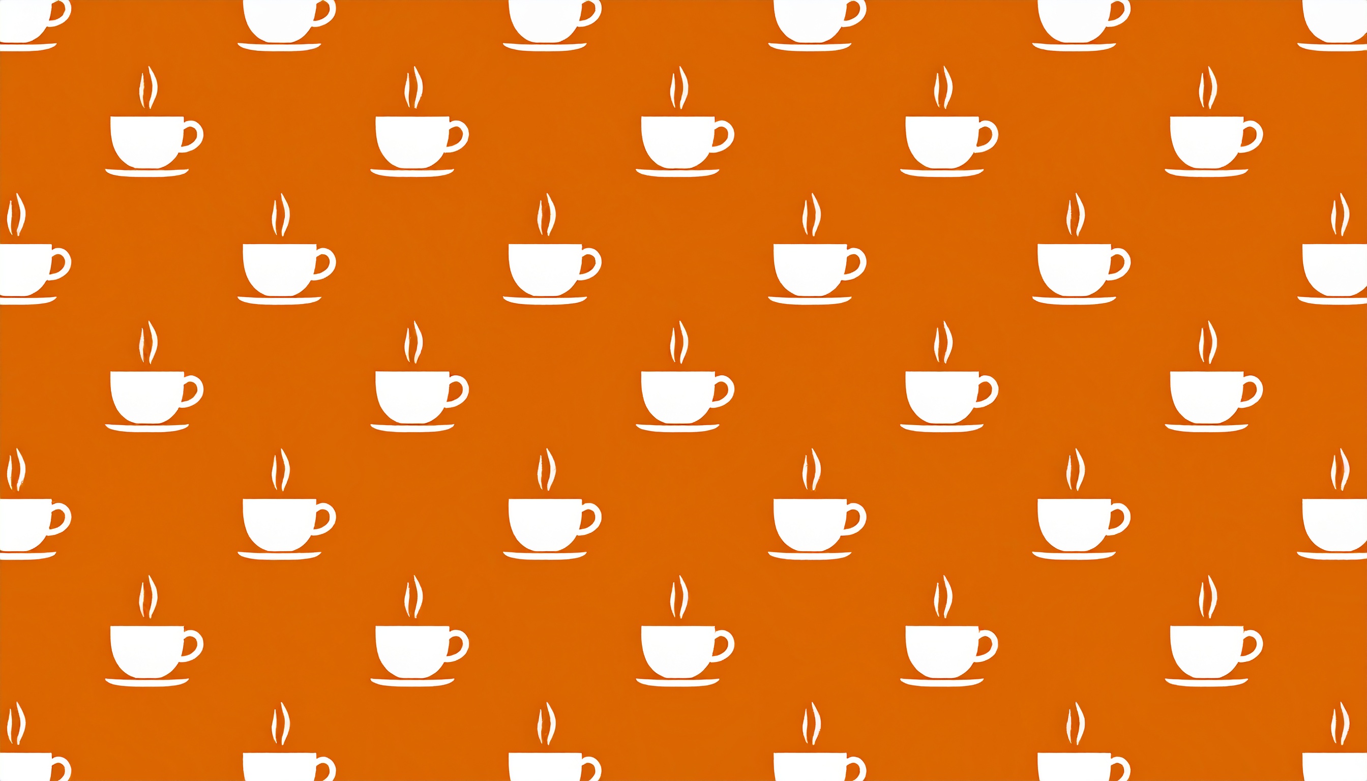ホットコーヒーのパターン背景