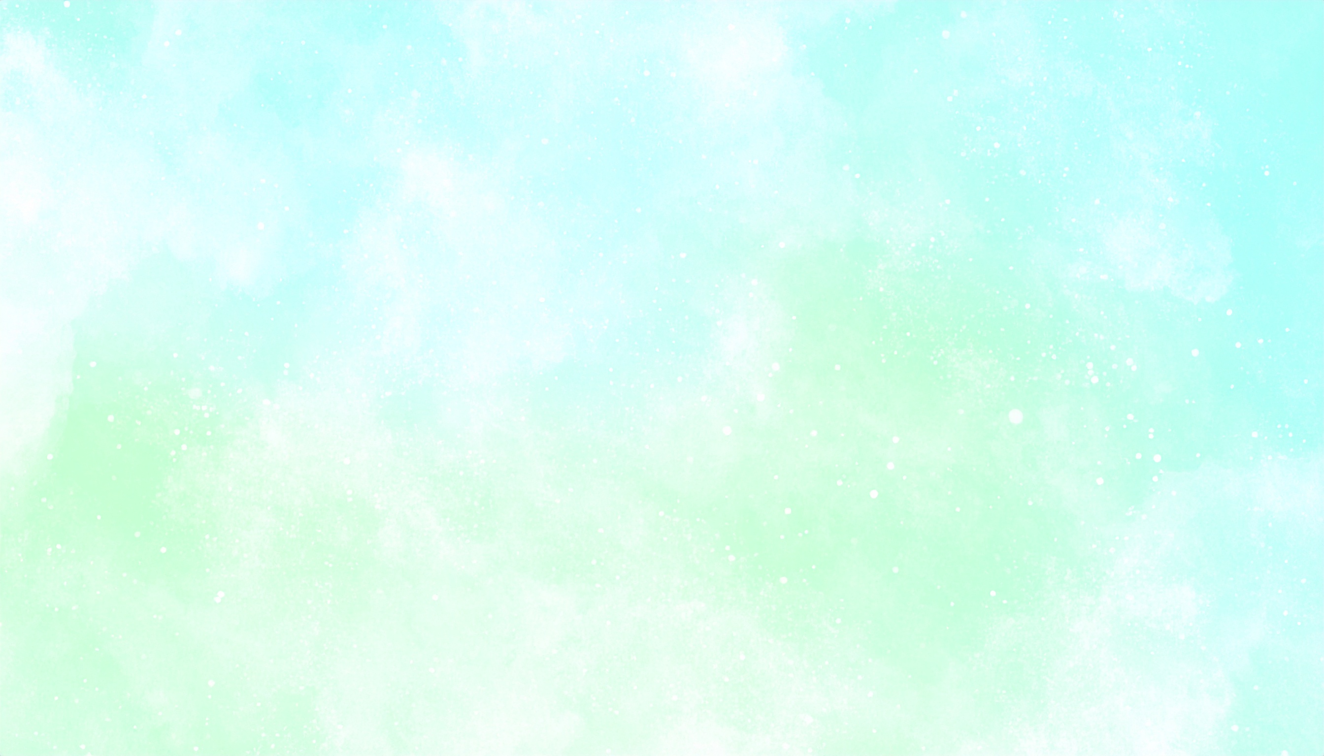 パステルグリーンのふわふわ薄い背景イラスト
