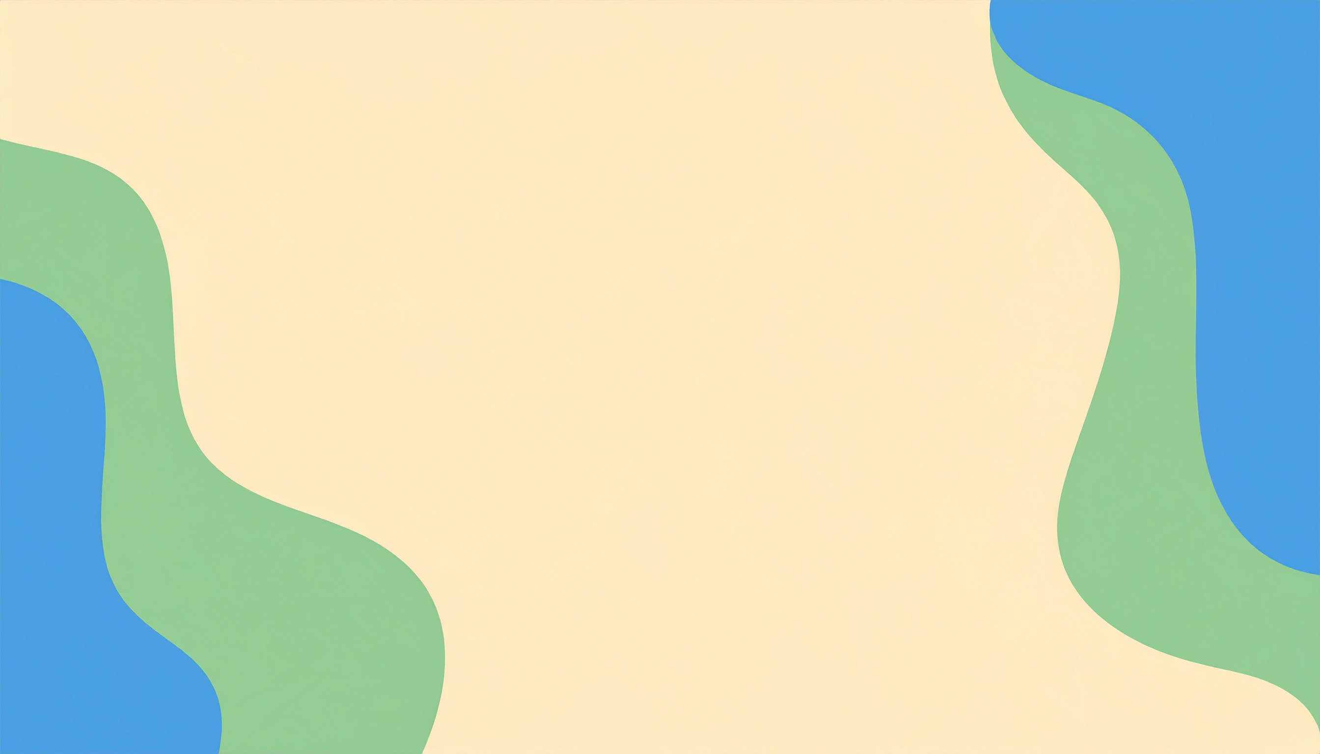 グリーンとブルーのゆるいシンプルな背景画像