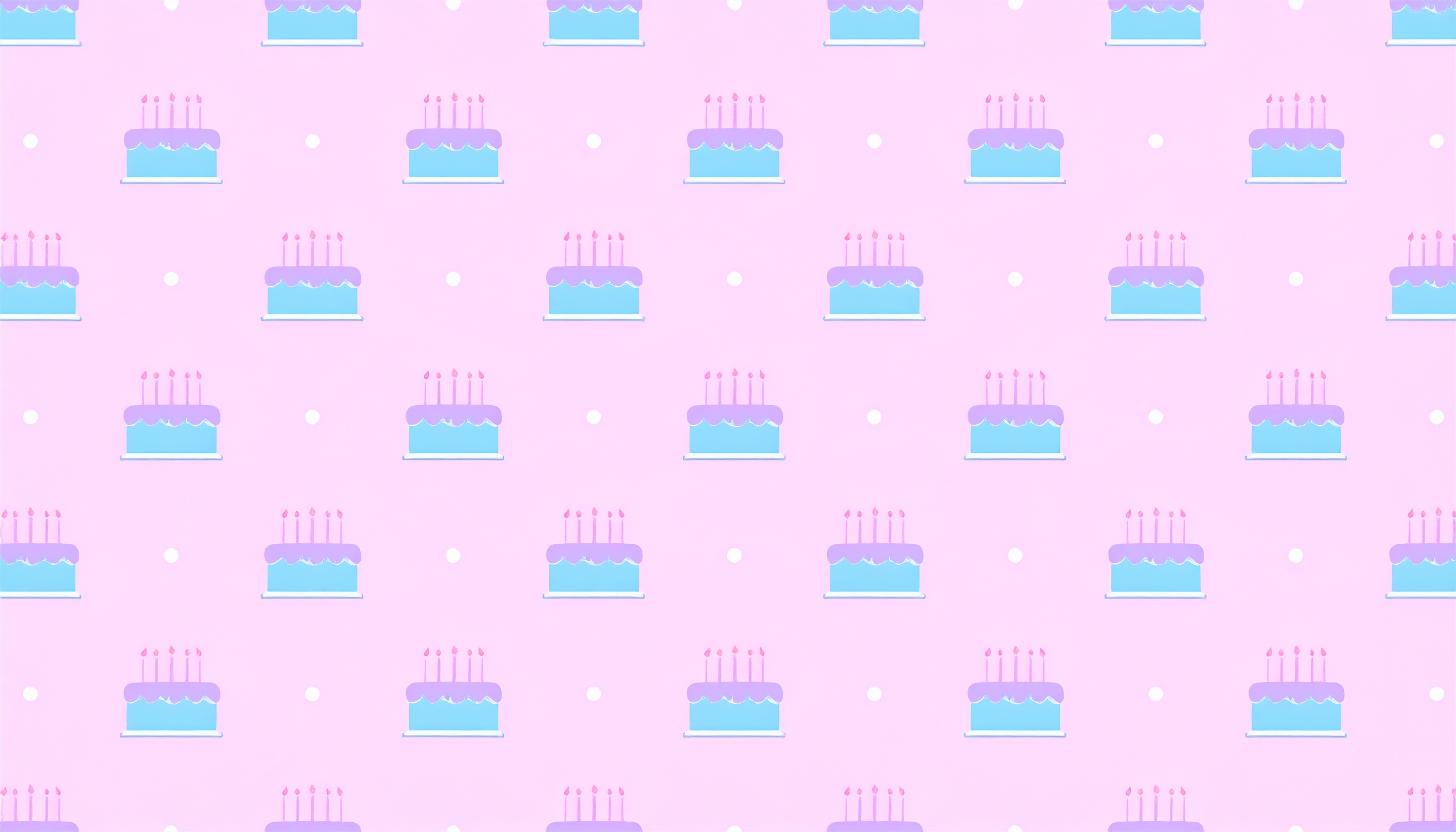 パステルピンクのケーキ背景イラスト