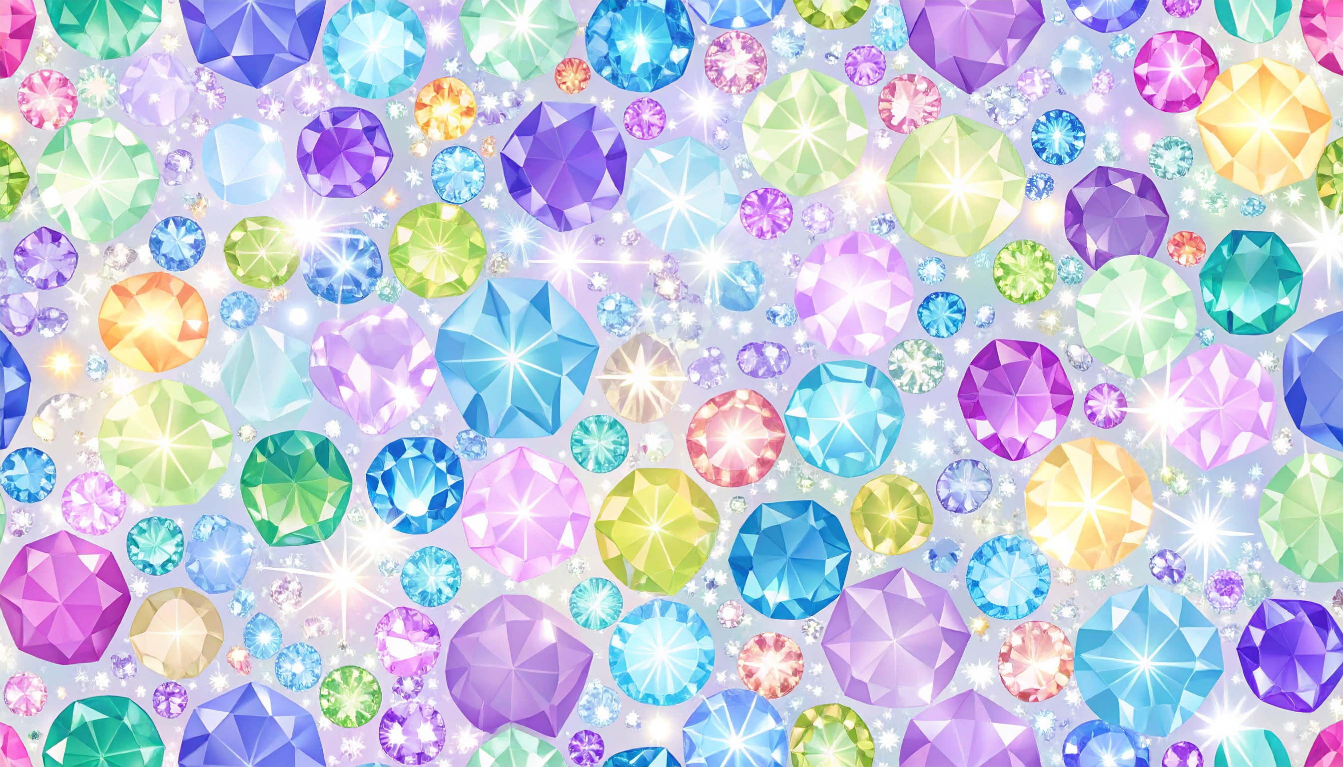 宝石のキラキラ背景フリー素材