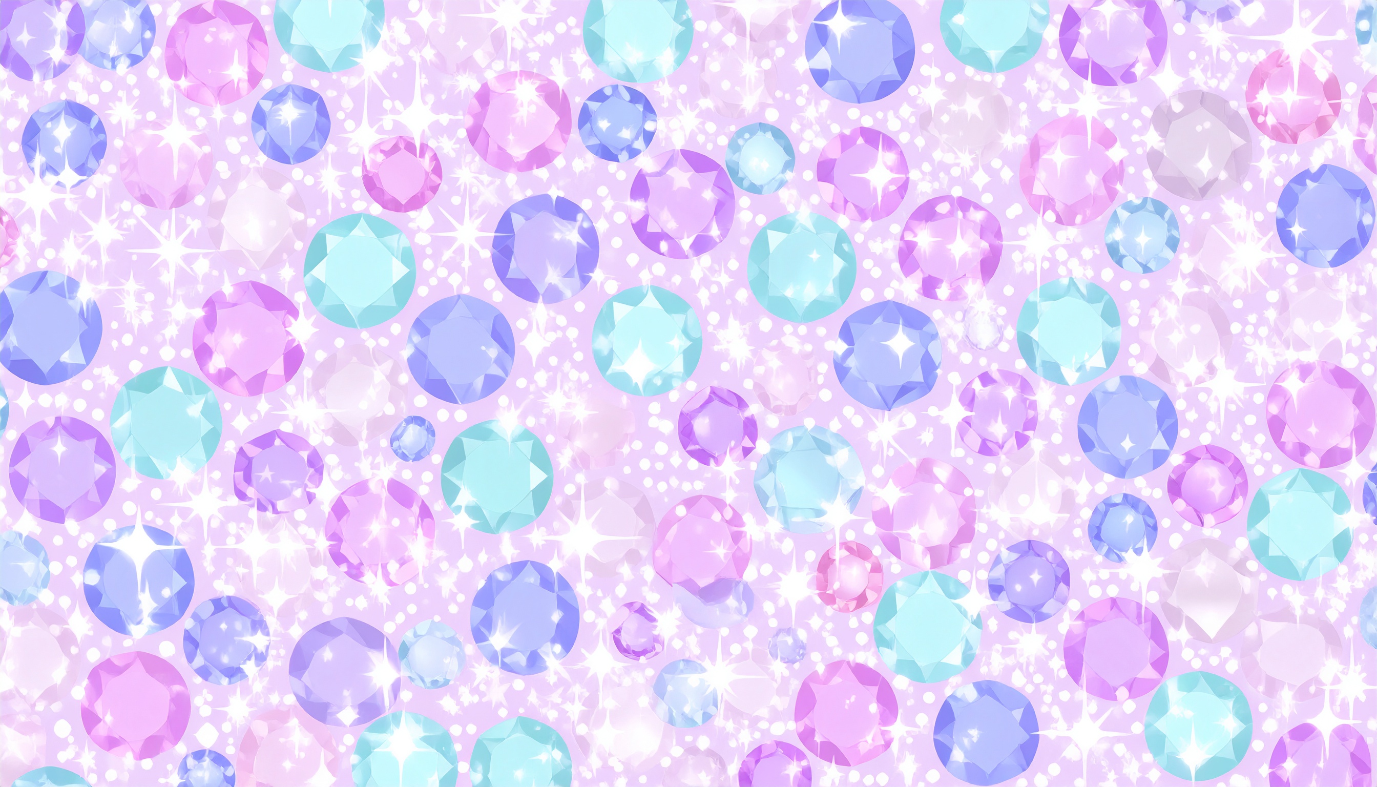 宝石のキラキラピンク背景イラスト