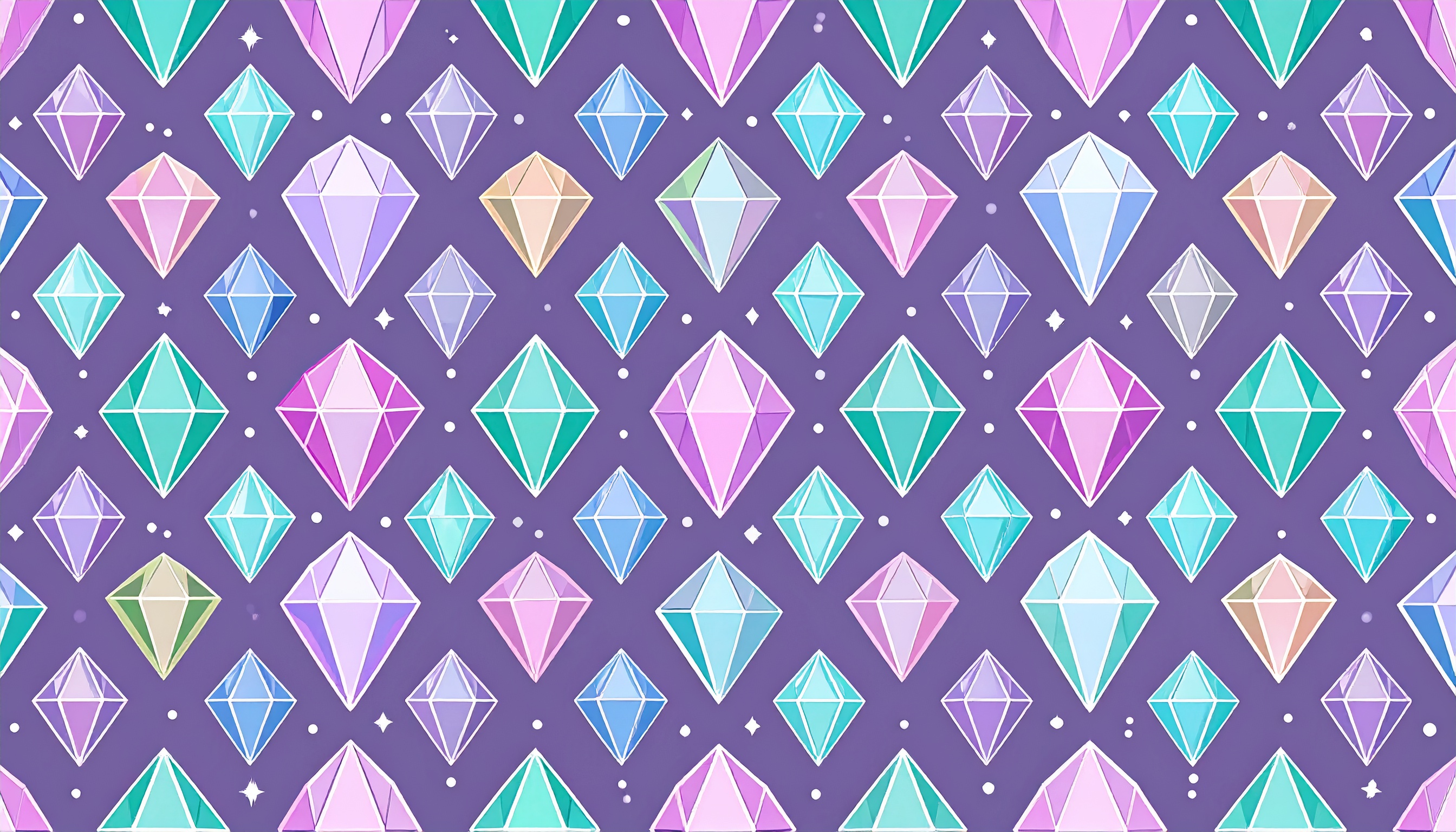 宝石の紫色パターン背景イラスト