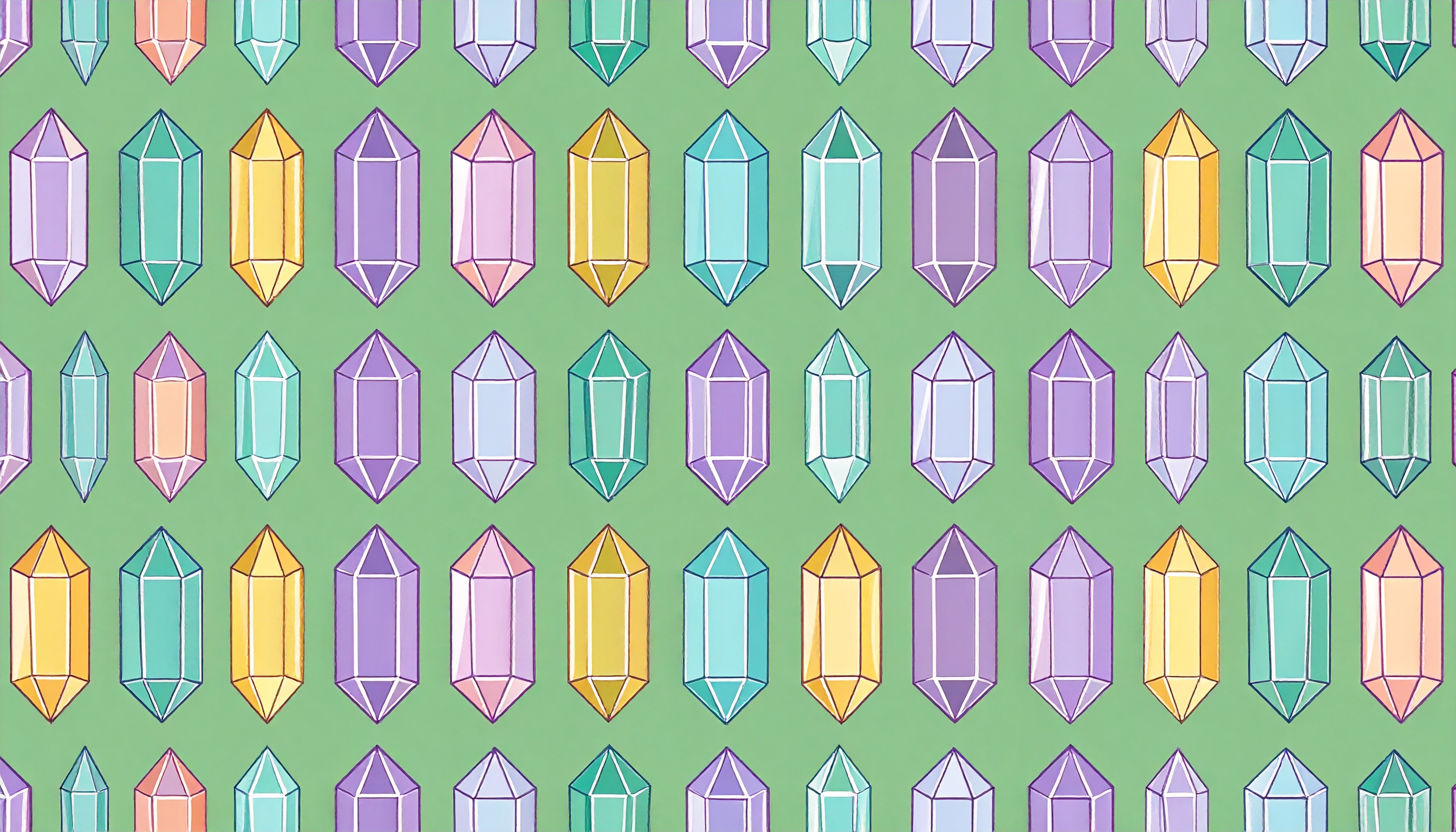 宝石のパターン背景イラスト