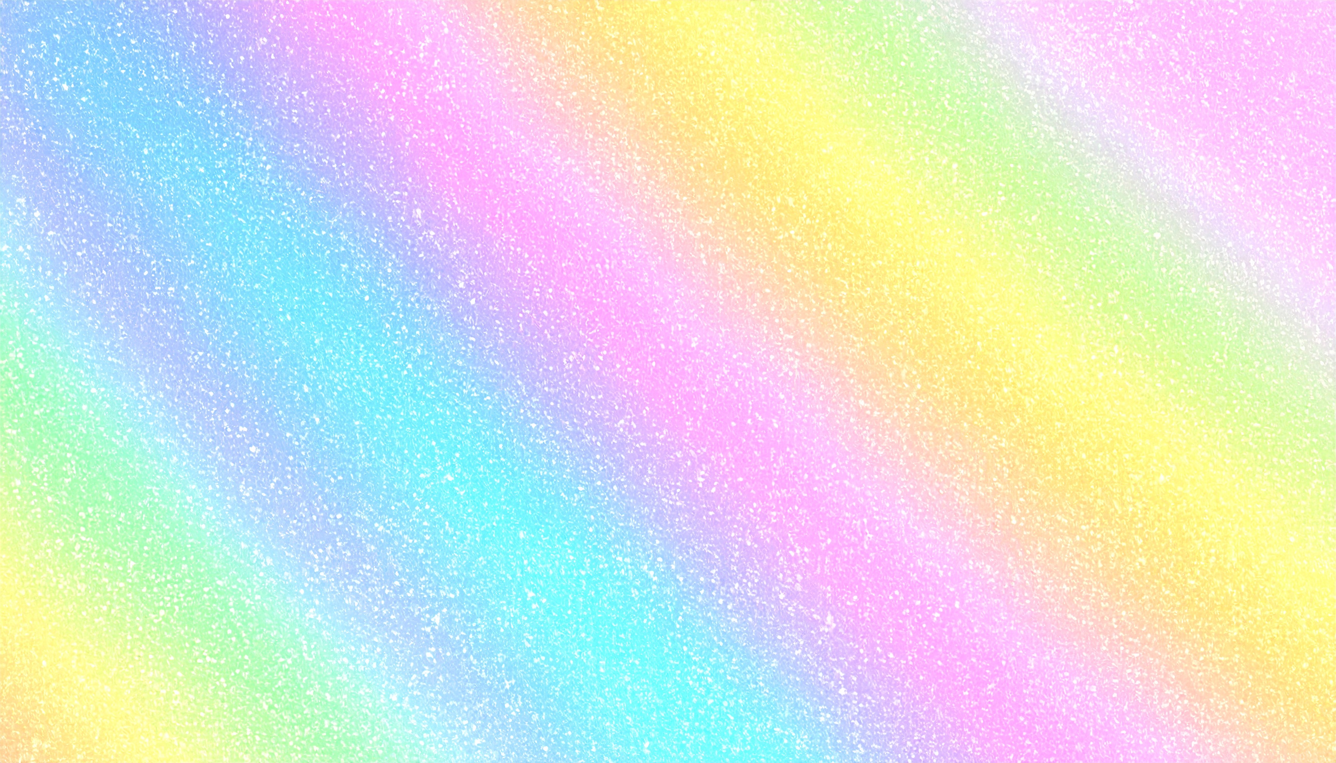 パステルカラーの虹色のキラキラグラデーション背景イラスト