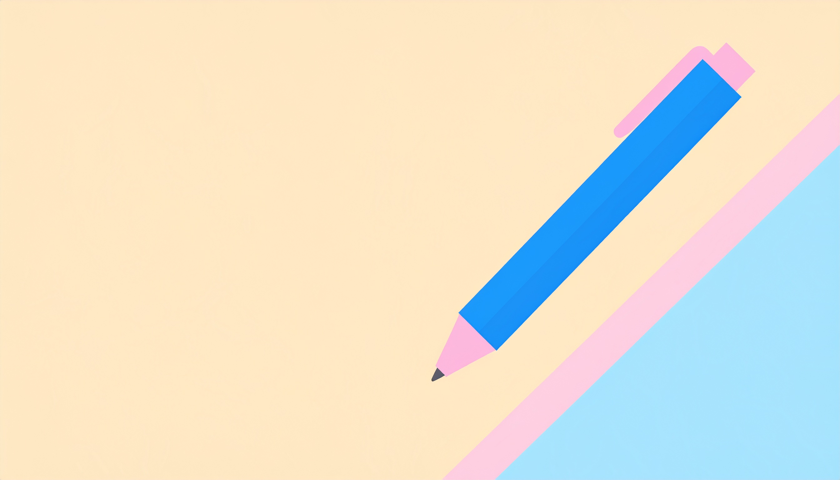 ペンのシンプルな背景イラスト