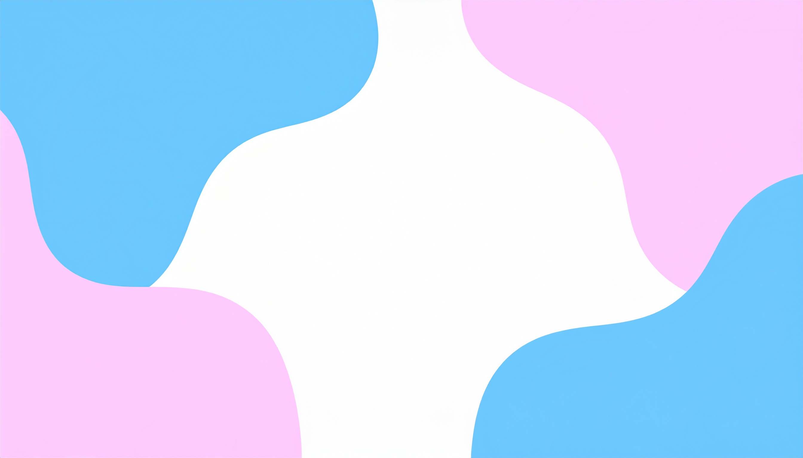 青とピンクのゆるいシンプルな背景イラスト