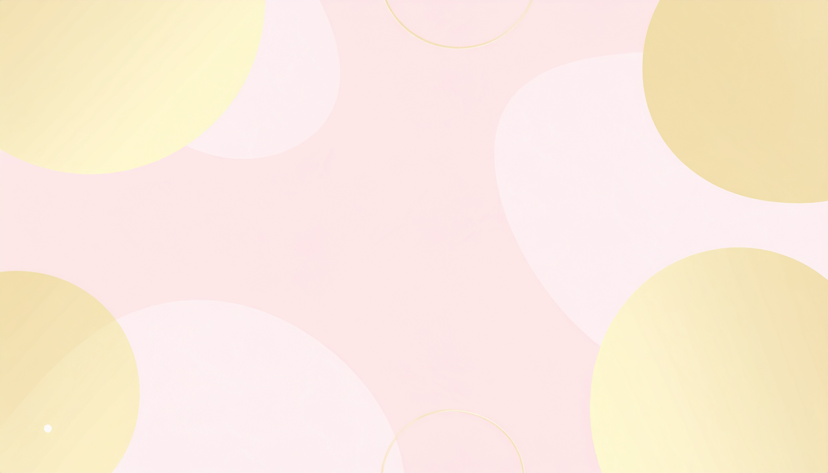 ゴールドと薄ピンクのゆるいシンプルな背景イラスト