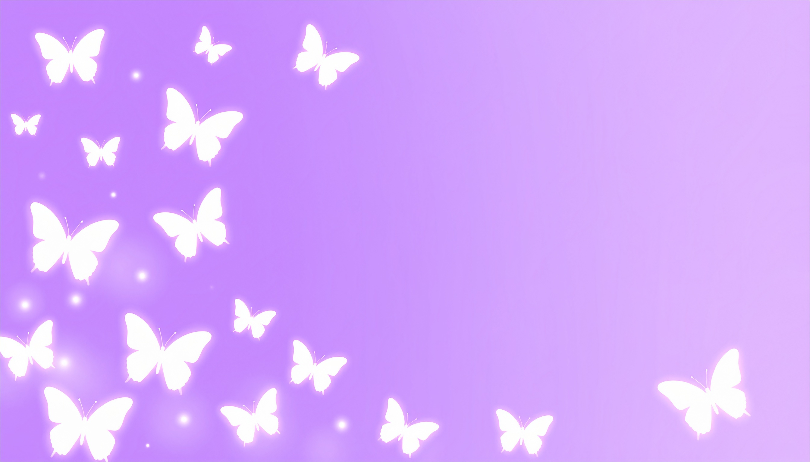 薄紫の蝶々の背景イラスト