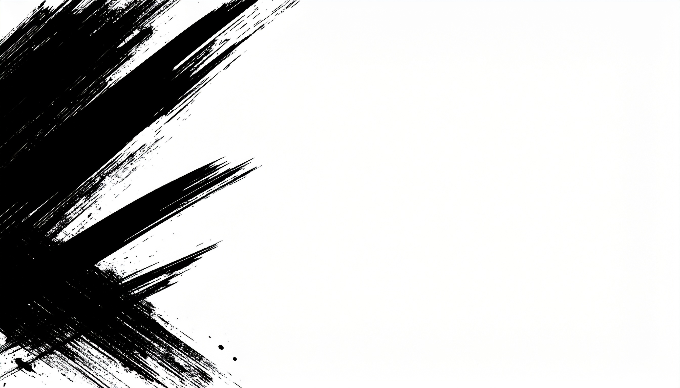 筆で描いた墨の背景イラスト