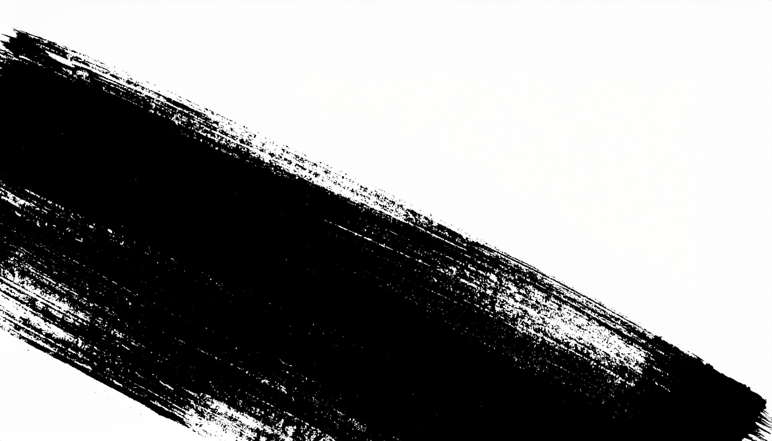 墨で描いた毛筆のかすれた背景イラスト