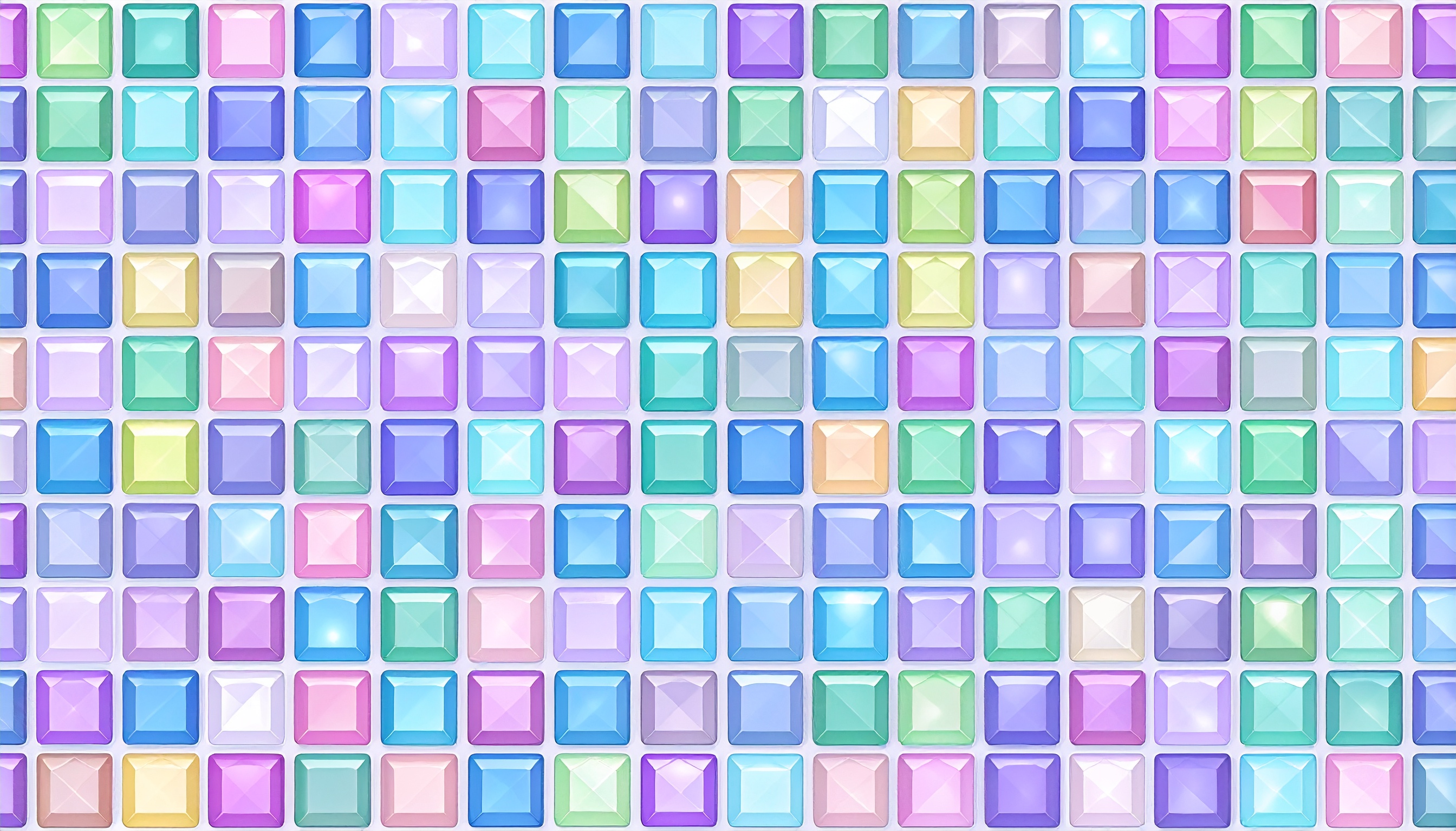 パステルなタイルの背景イラスト