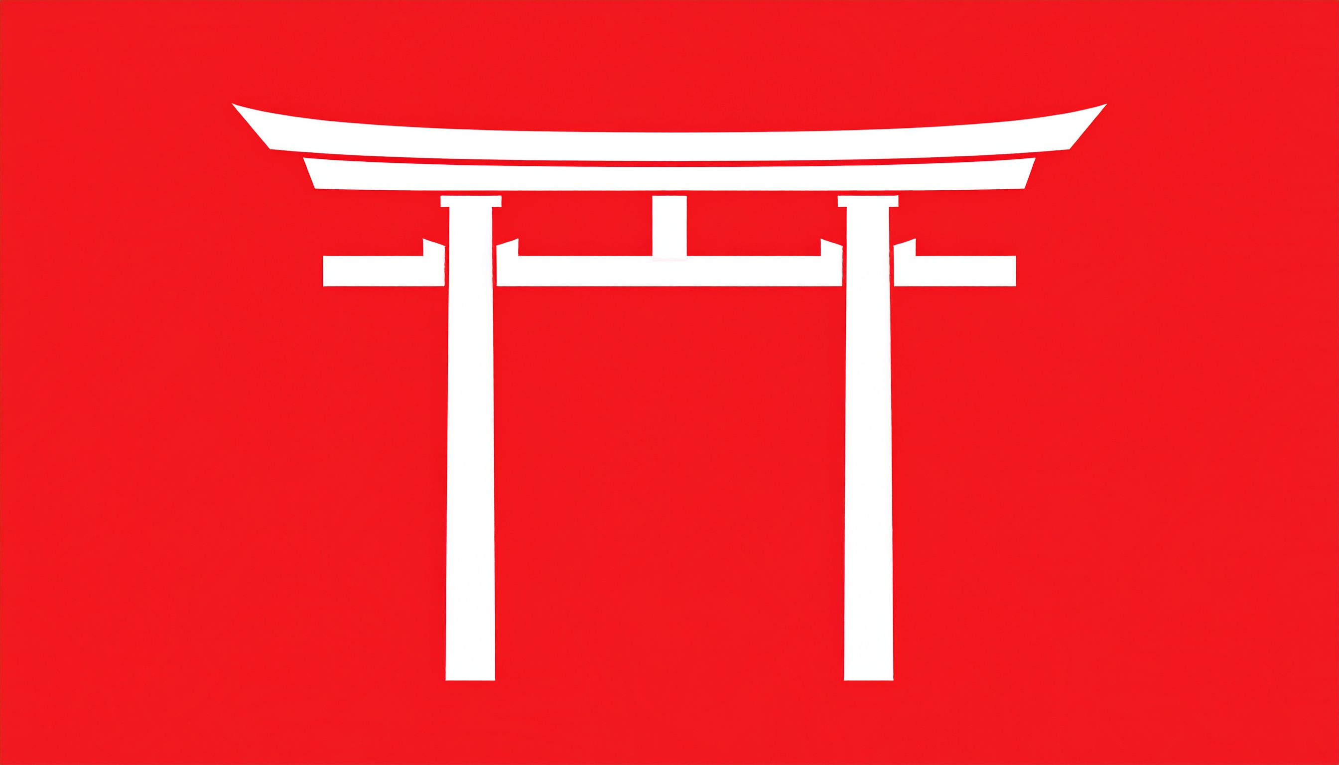 鳥居のシンプルな背景フリー素材
