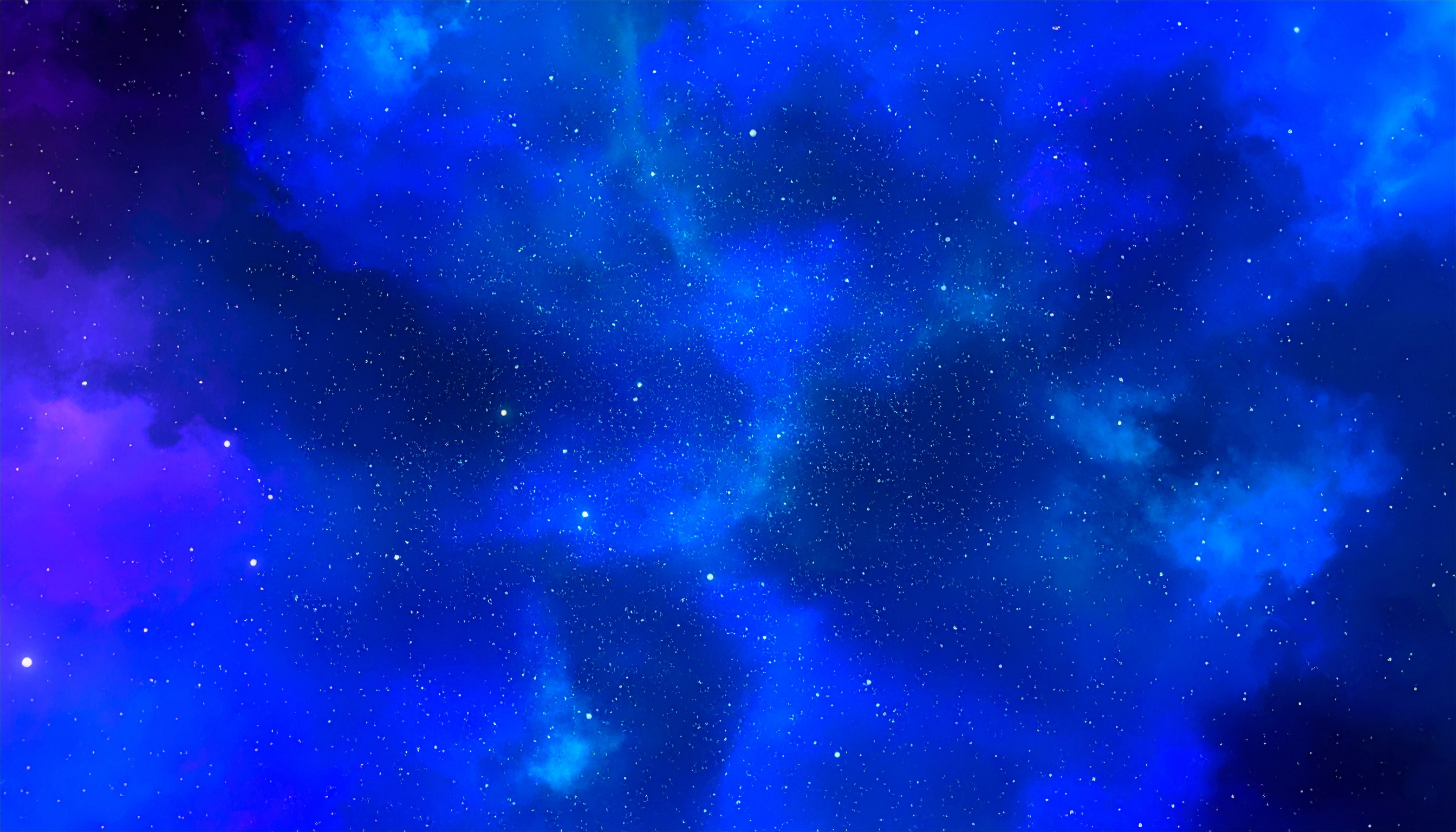青色の宇宙のシンプルな背景画像