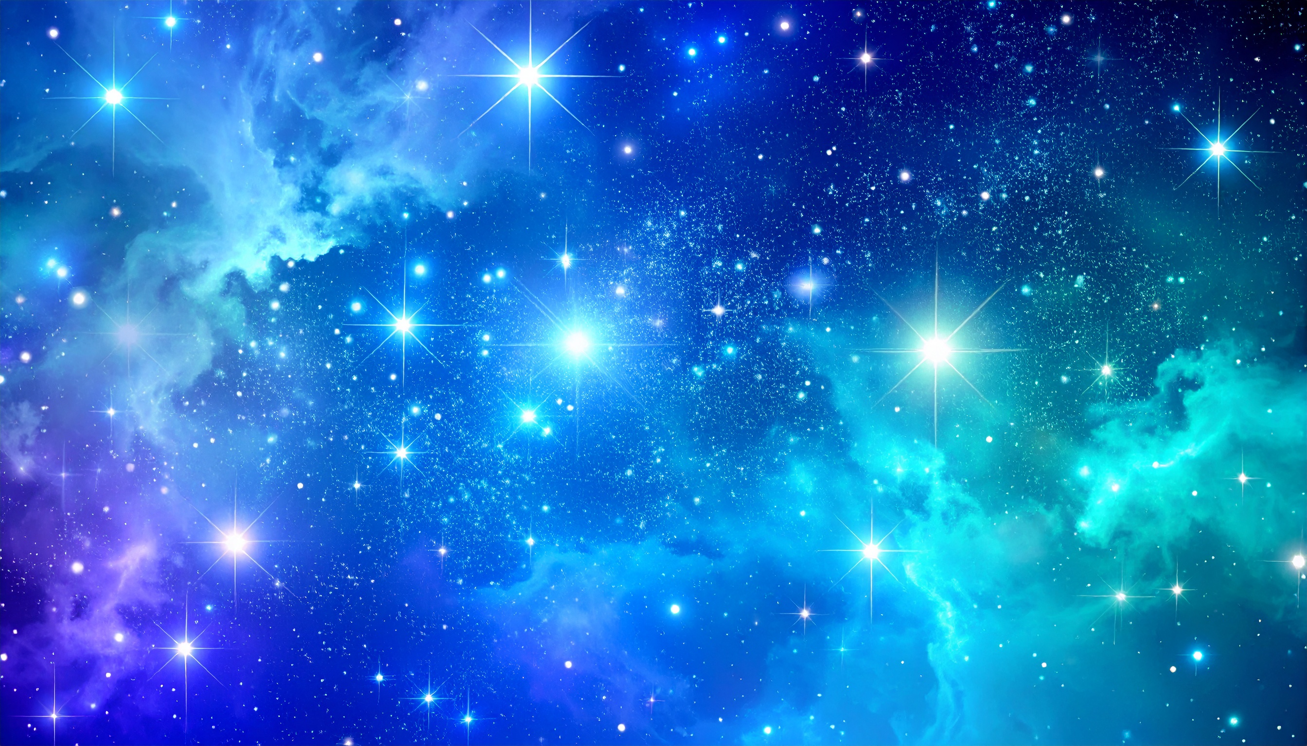宇宙のキラキラ背景フリー素材
