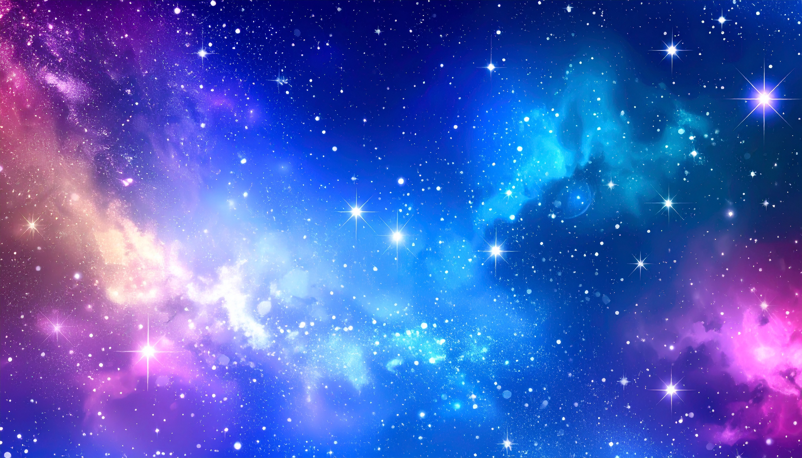 宇宙のきれいな背景イラスト