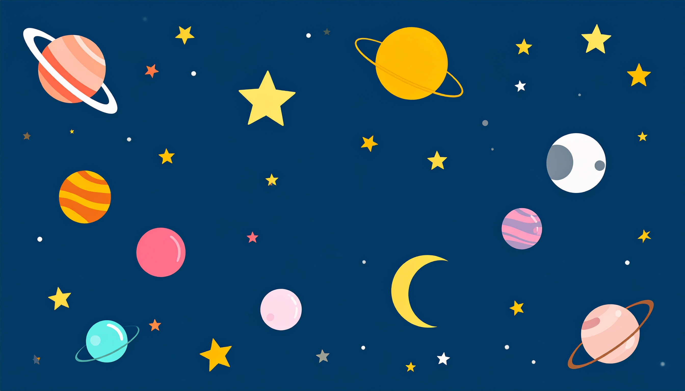 宇宙と惑星の背景フリー素材