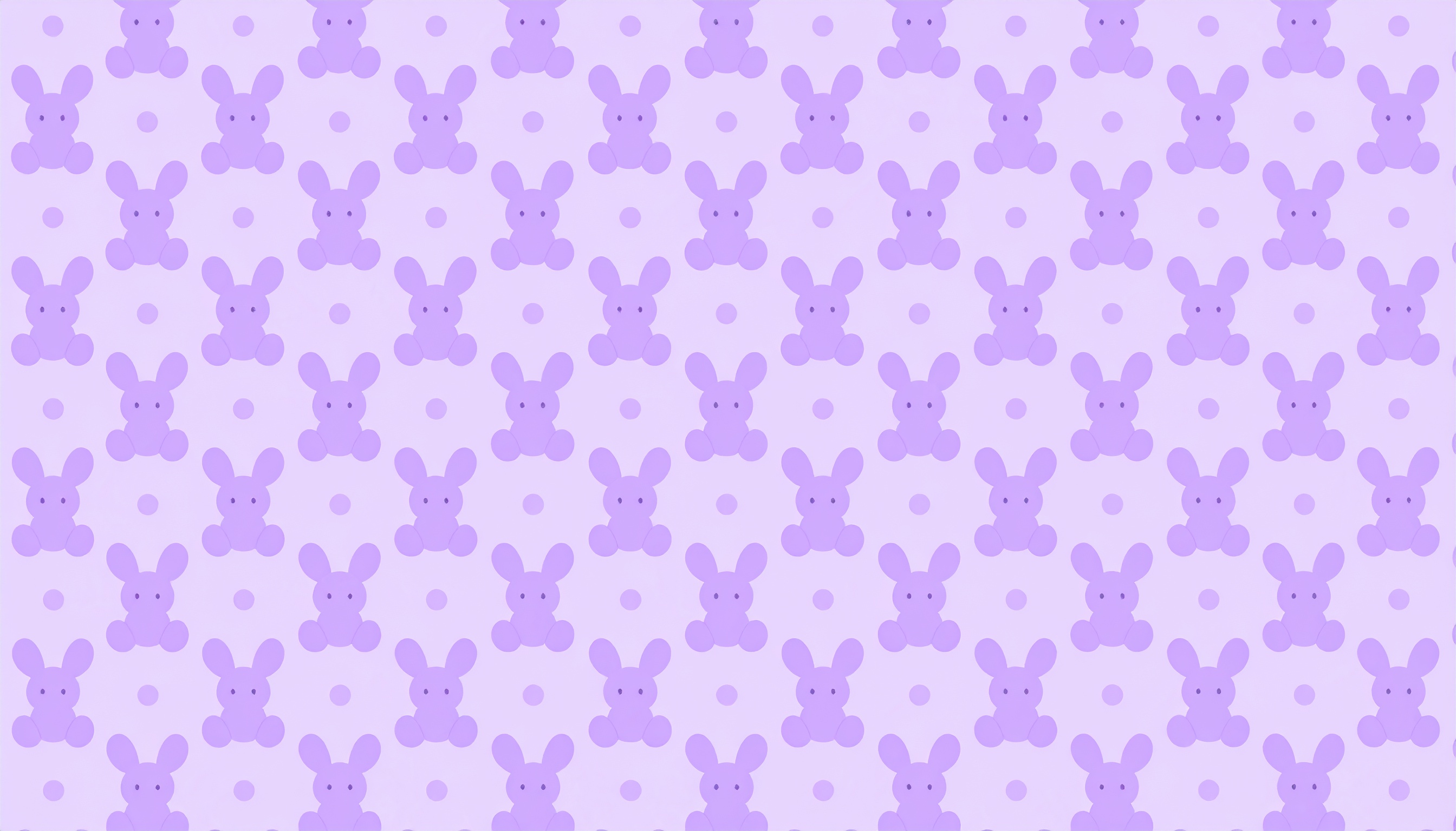 病みかわいい紫のうさぎのパターン背景素材