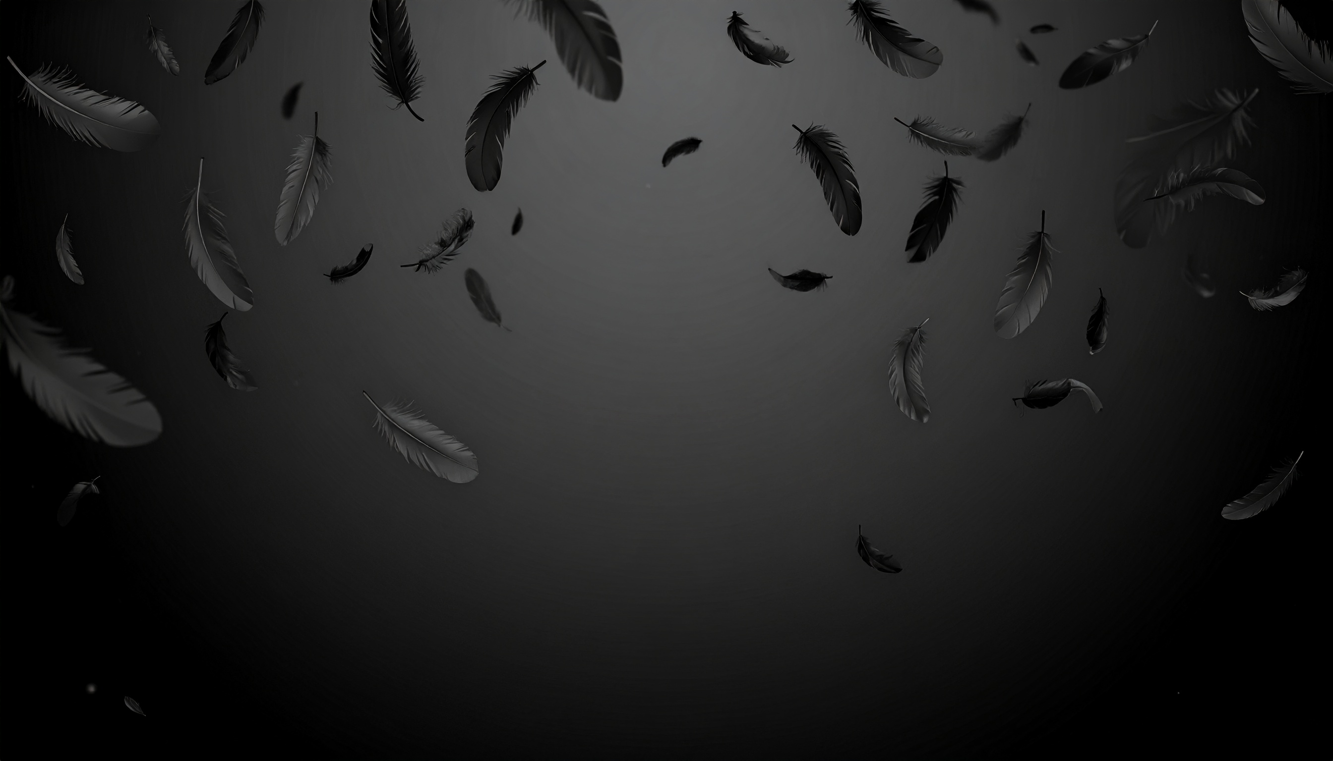 闇落ちした黒の背景画像