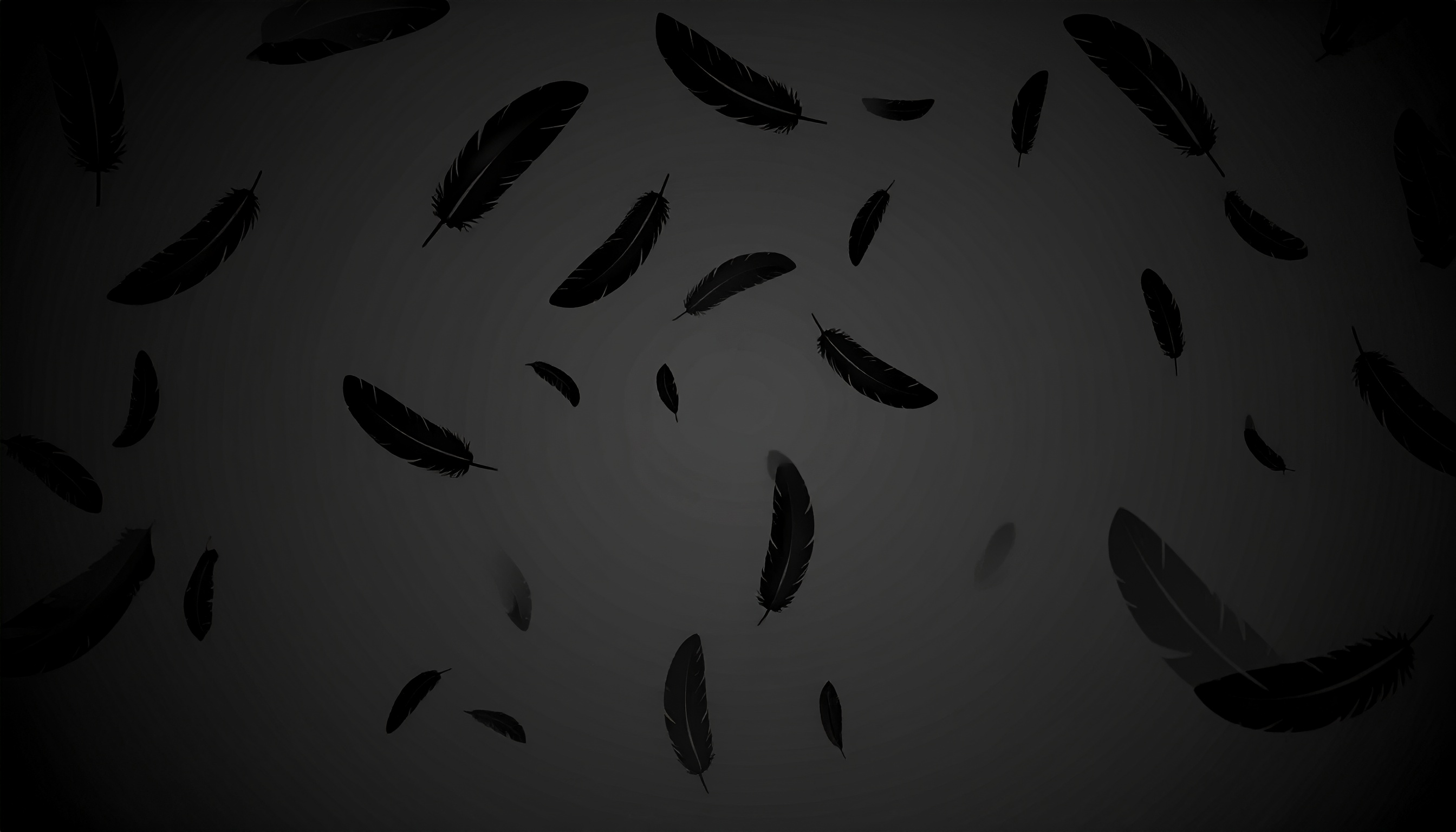 闇落ちした黒の背景イラスト