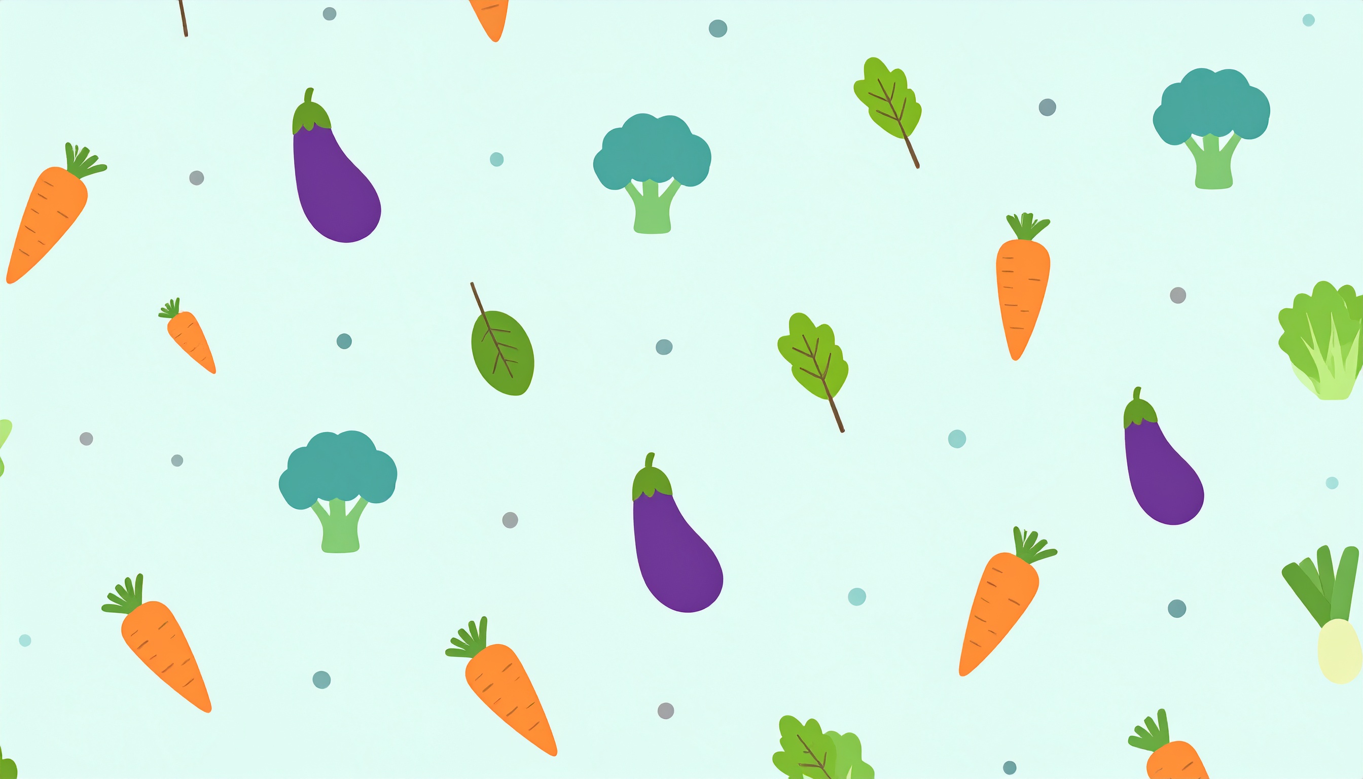 野菜のかわいいパターン背景
