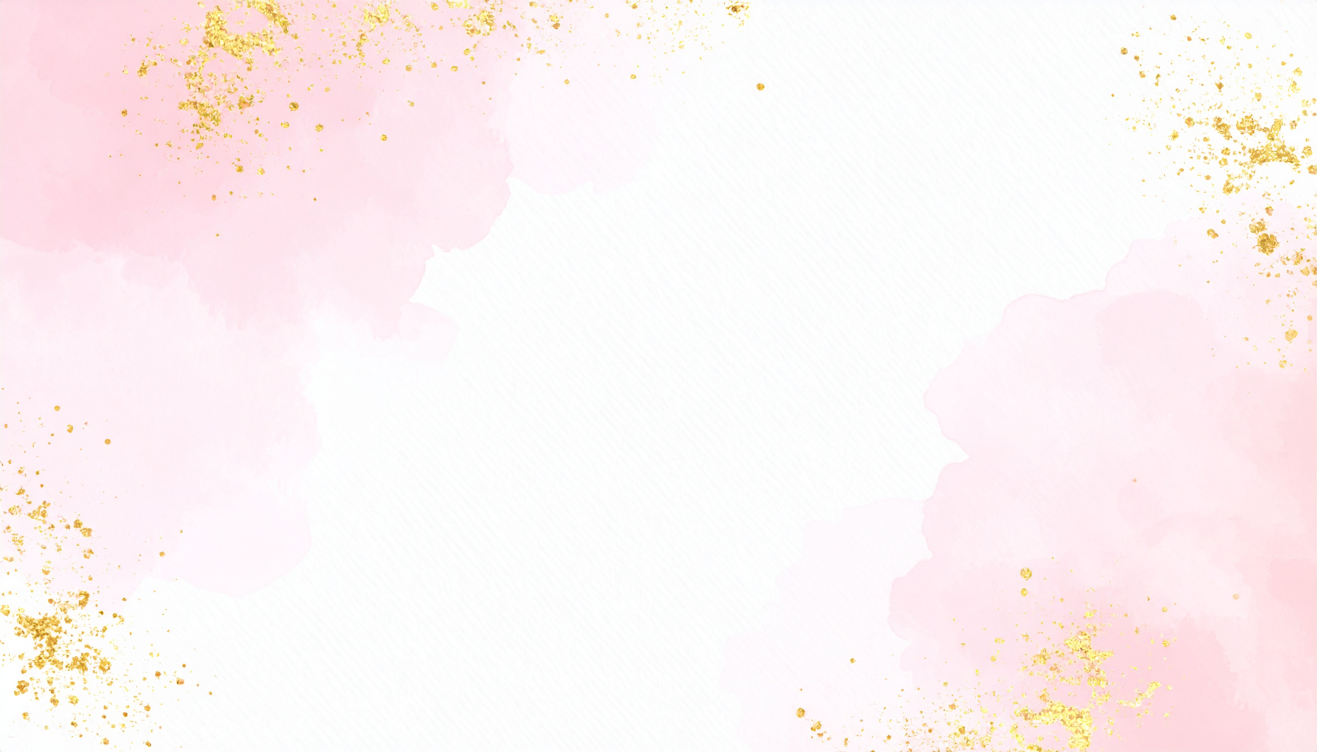 淡い水彩の金粉がおしゃれな背景イラスト（ピンク）