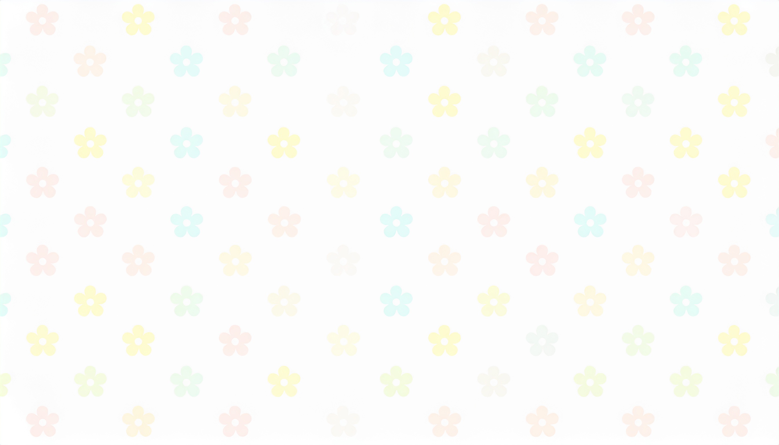パステルカラーの花のかわいい量産型背景イラスト