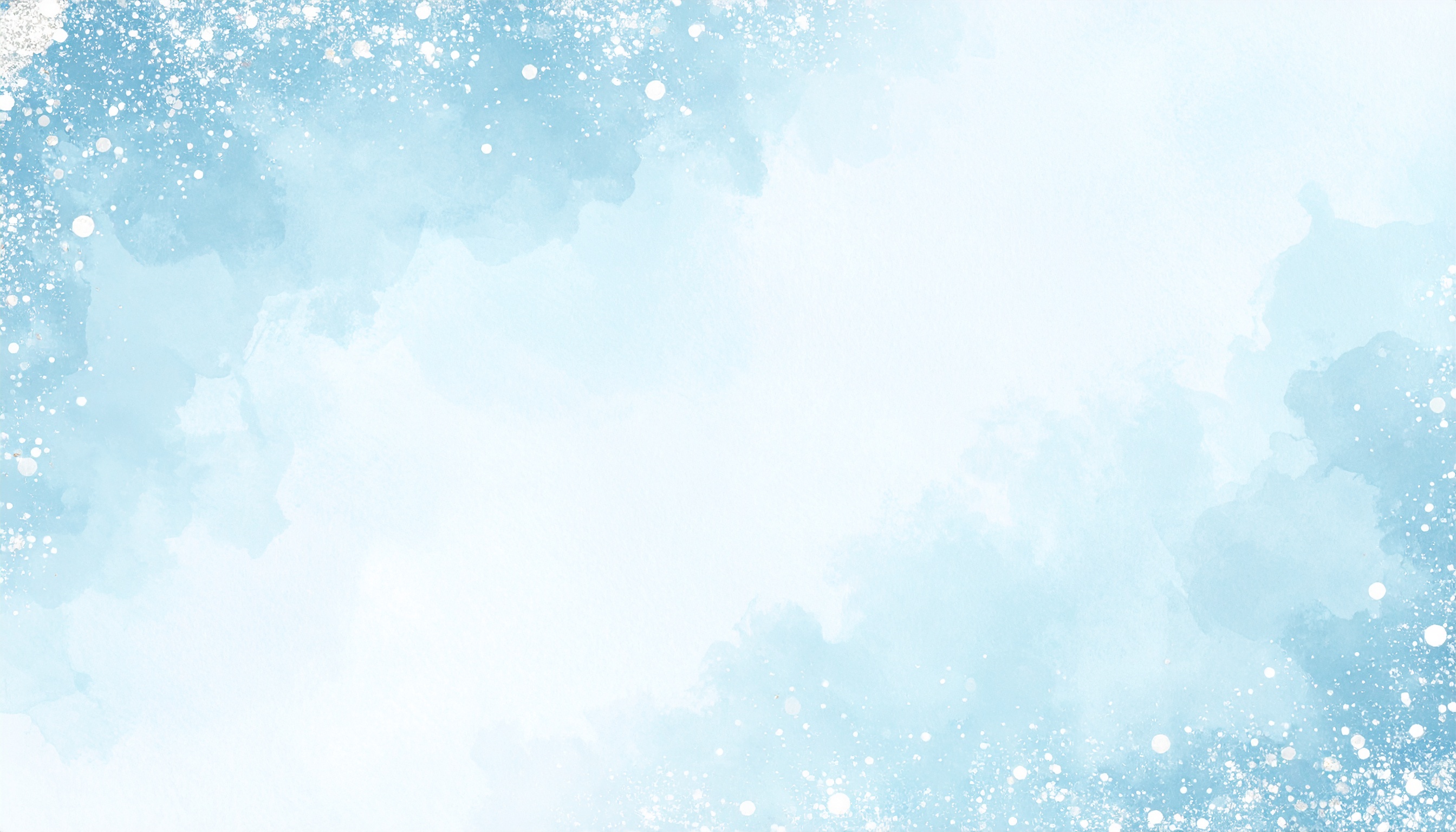 儚い薄い水色の水彩背景イラスト