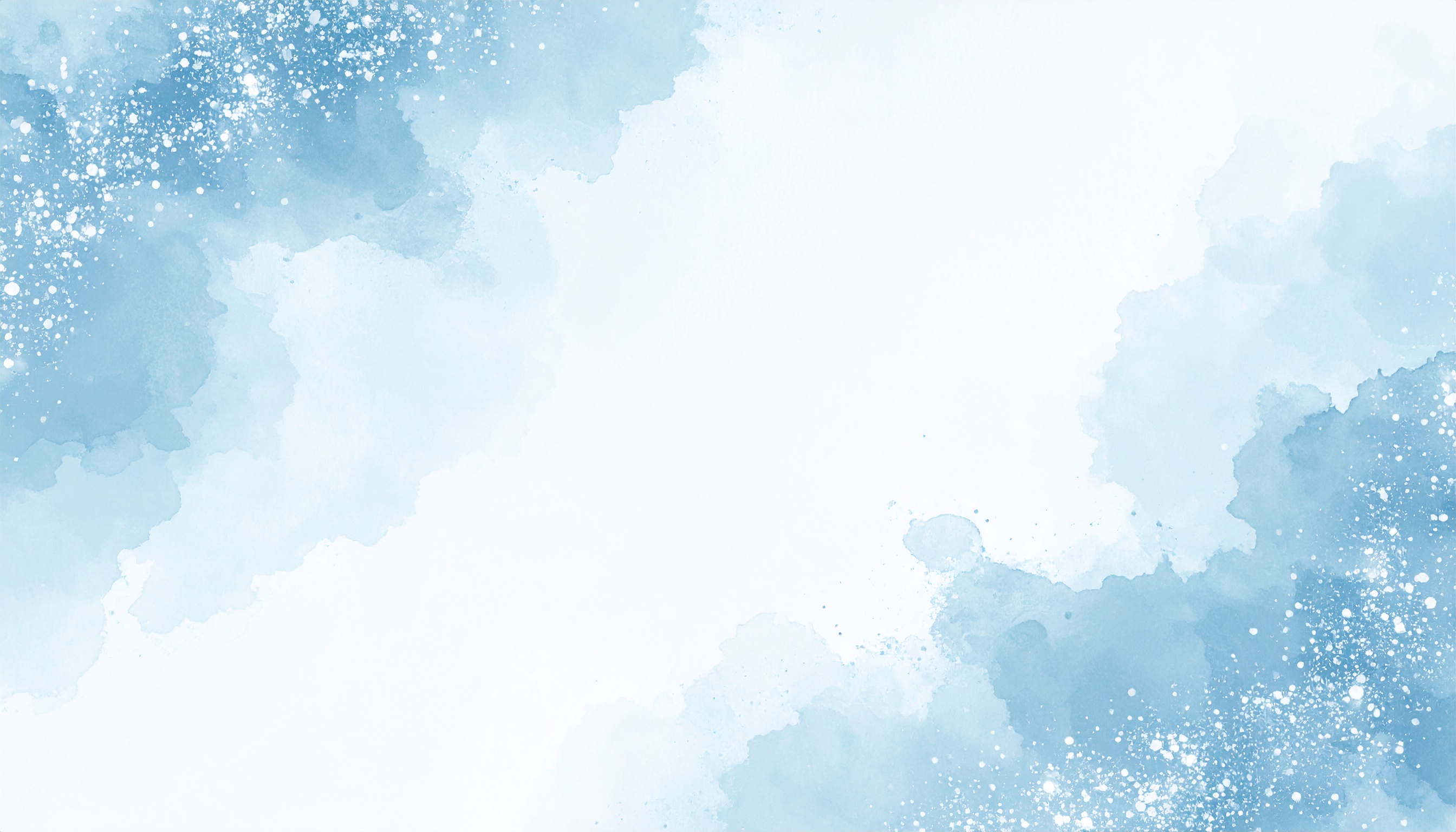 儚いくすんだ水色の水彩背景フリー素材