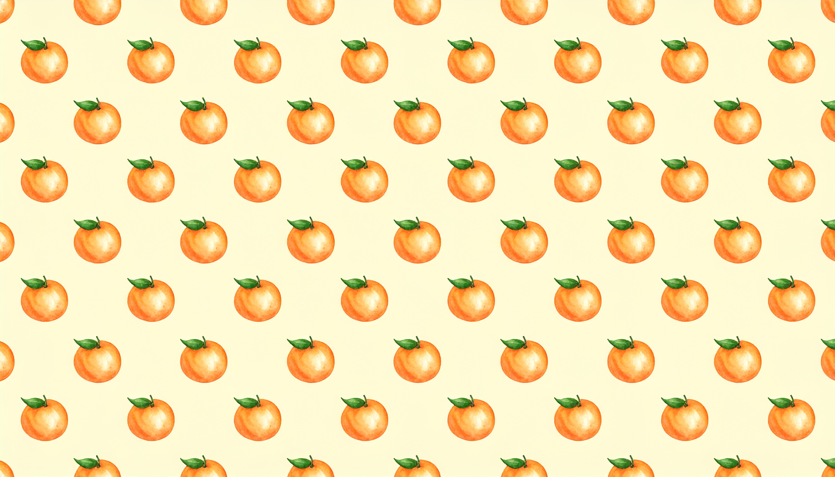 みかんの量産型背景イラスト（黄色）