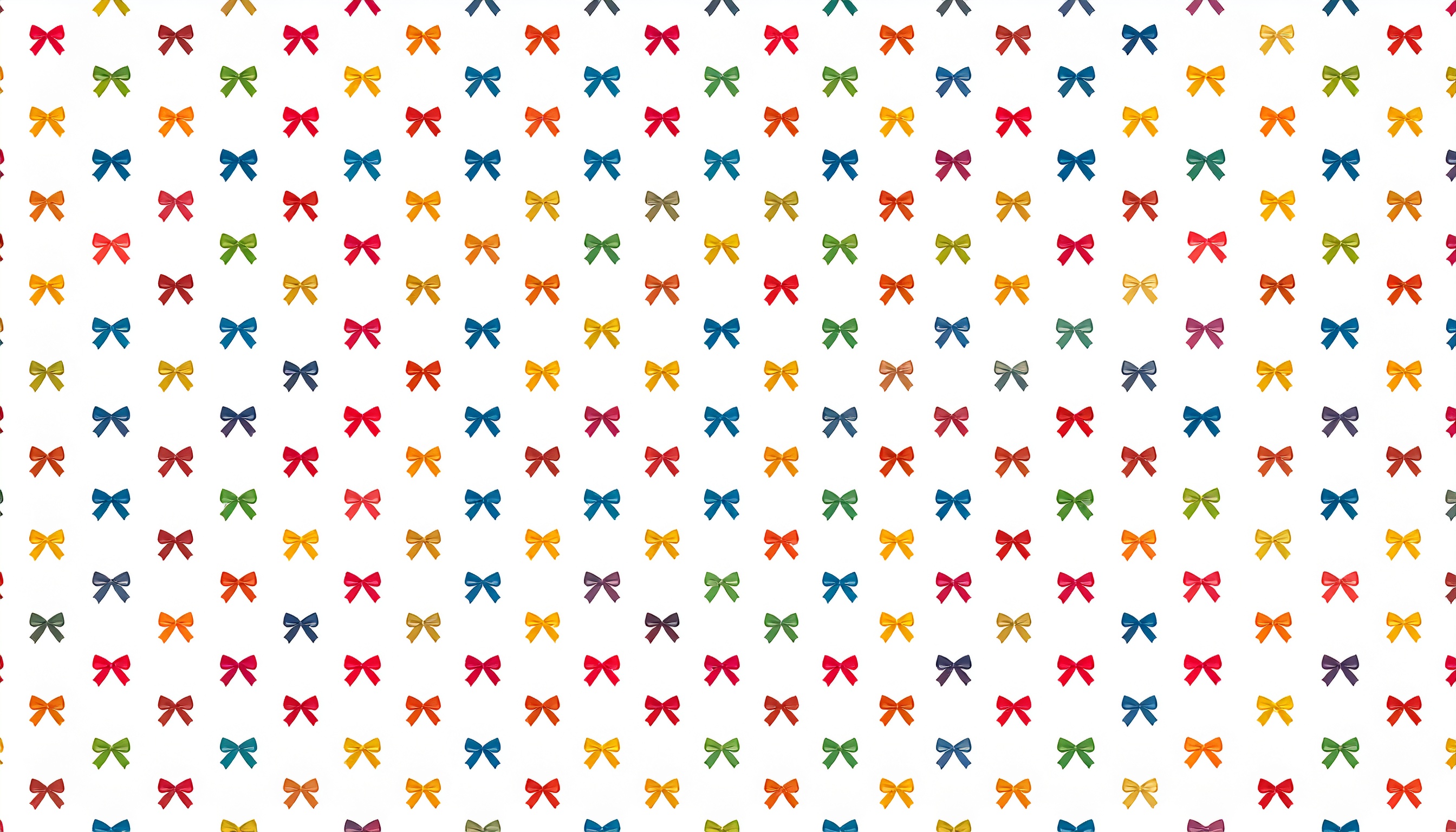 リボンのカラフルなパターン背景イラスト
