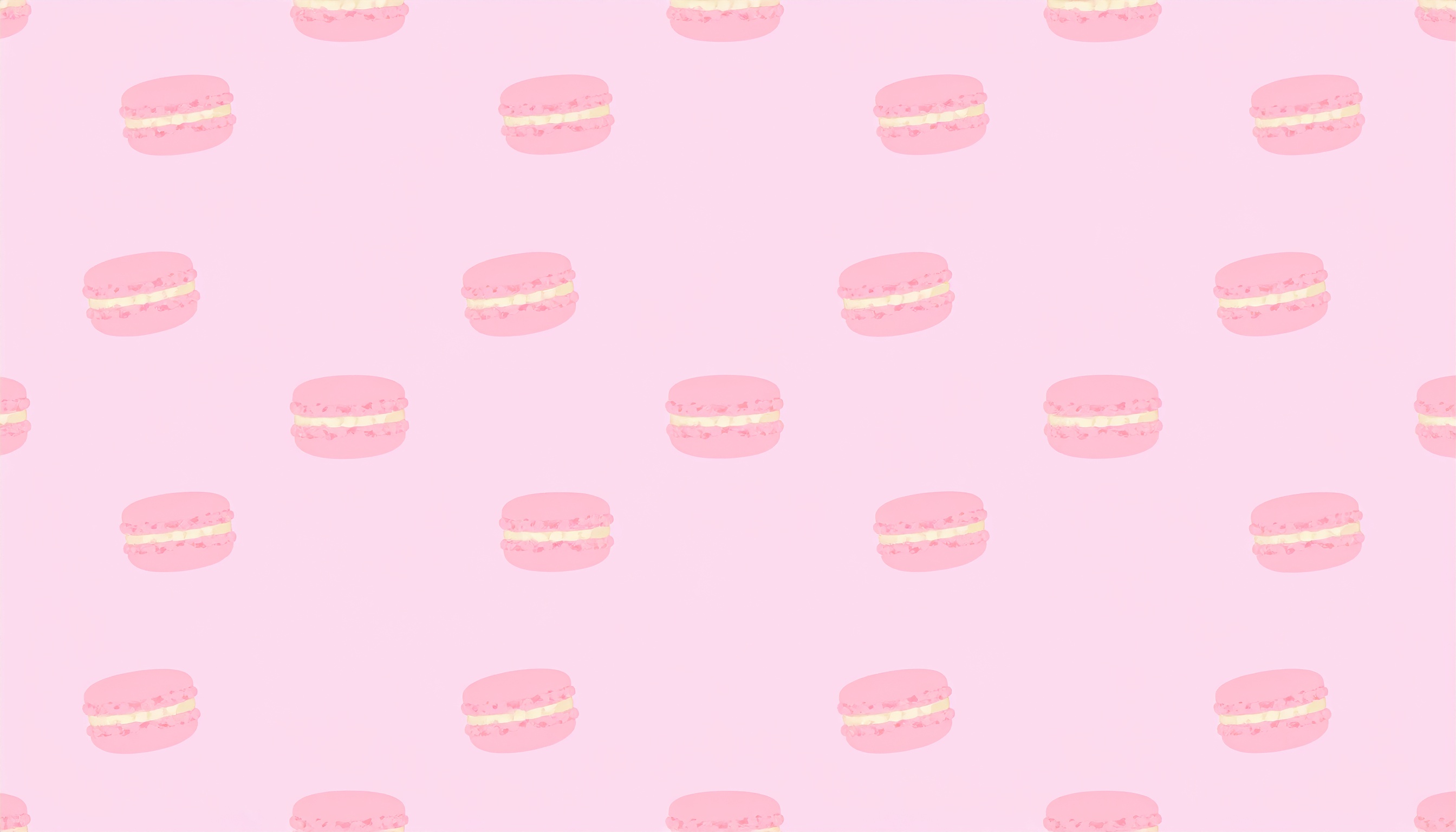 ピンクのマカロンのかわいい背景フリー素材