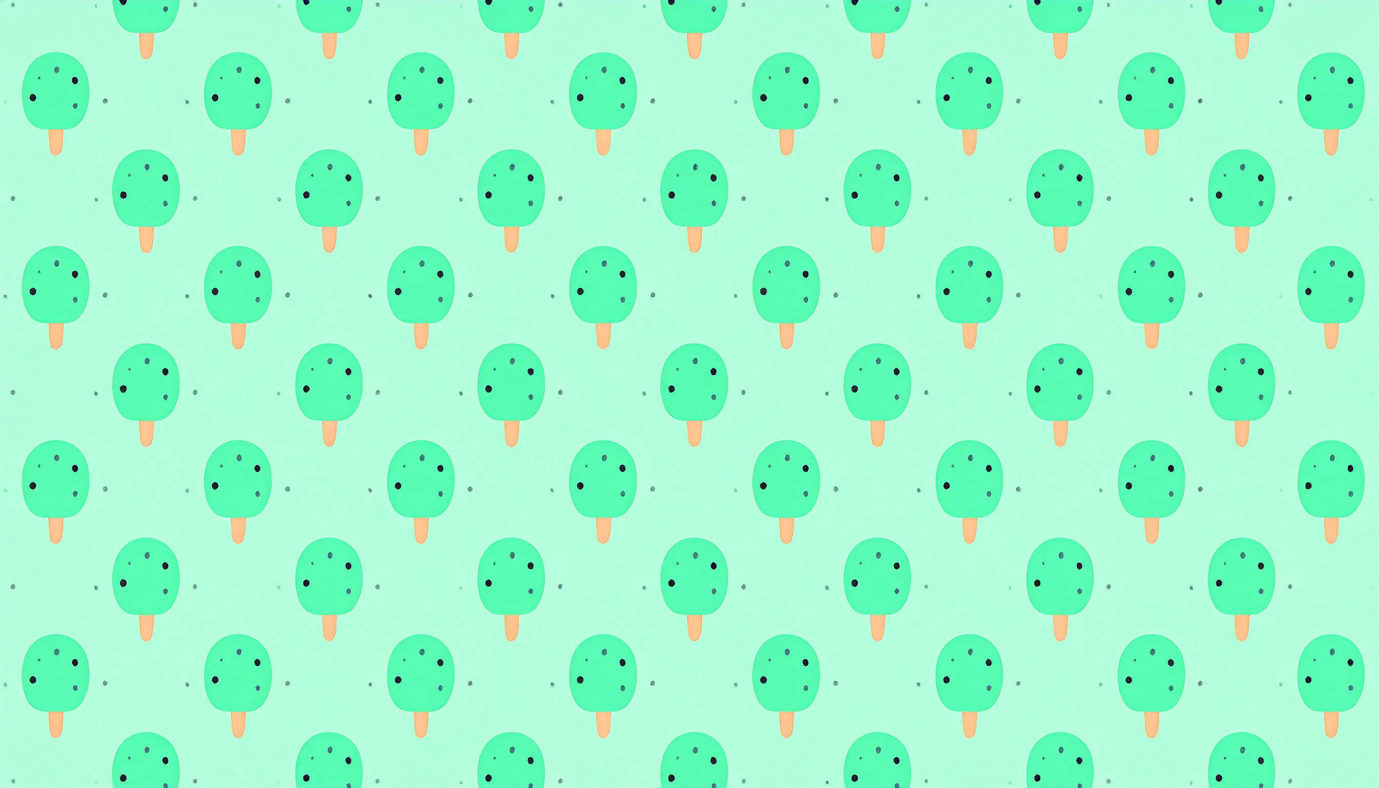チョコミントアイスの背景イラスト