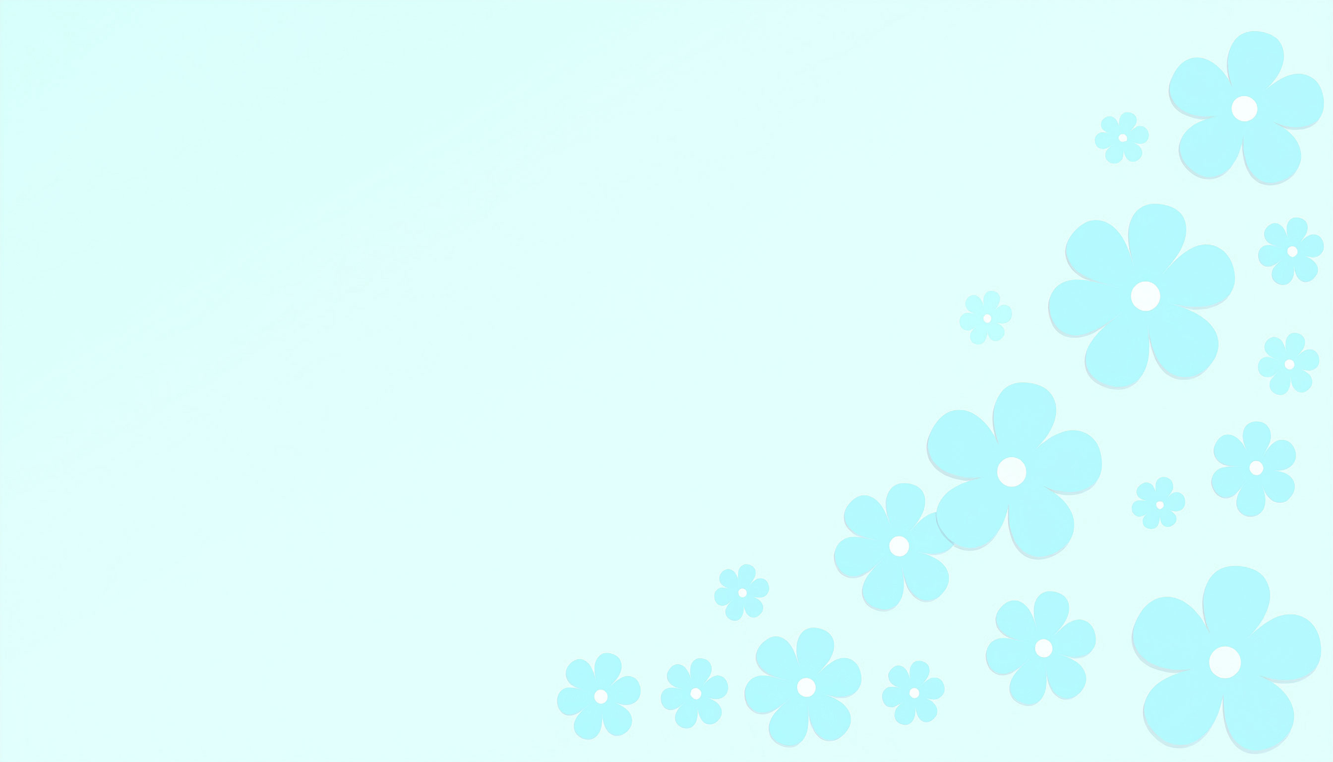 水色の花のシンプルな背景画像