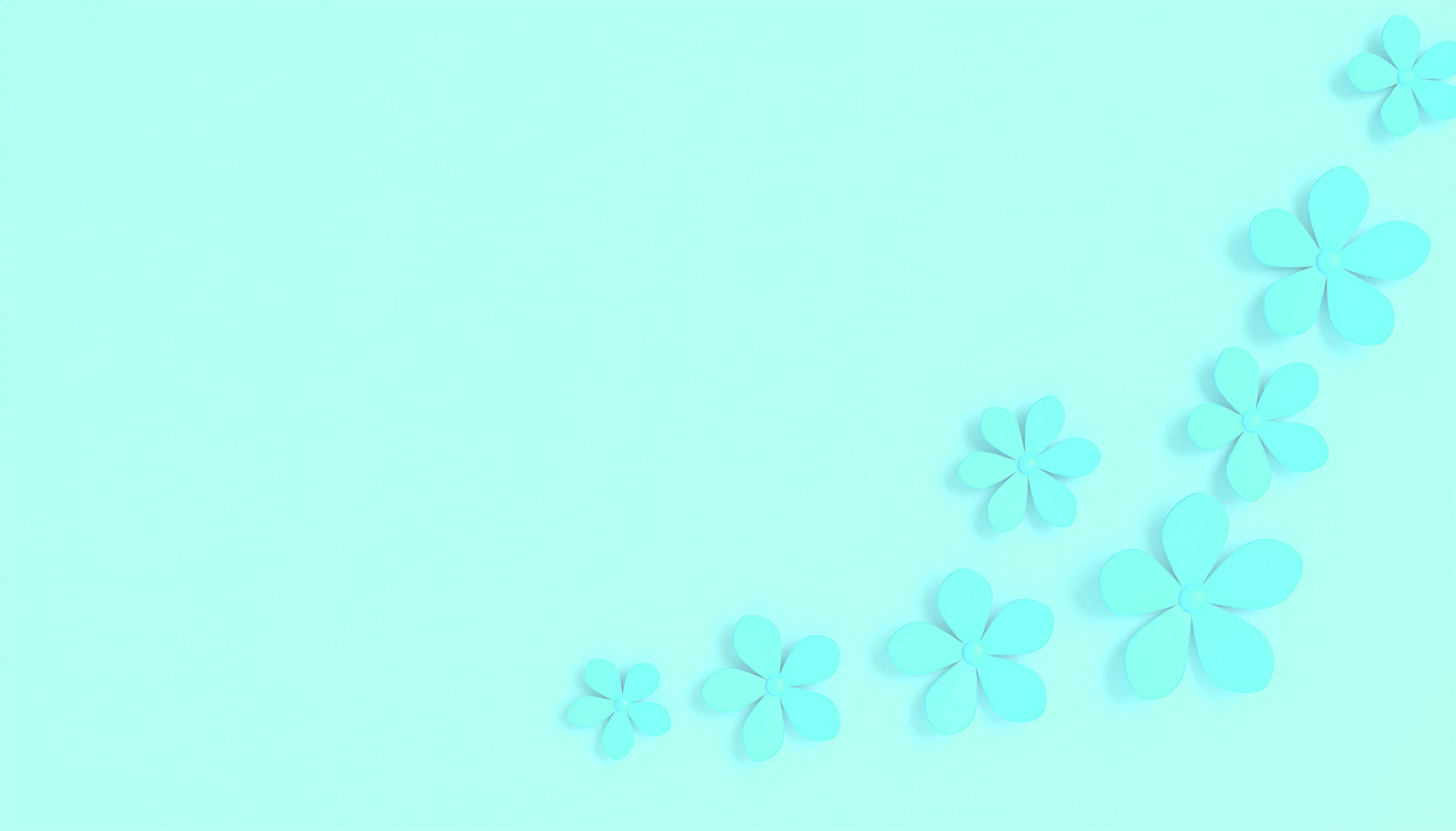 水色の花のシンプルな背景画像
