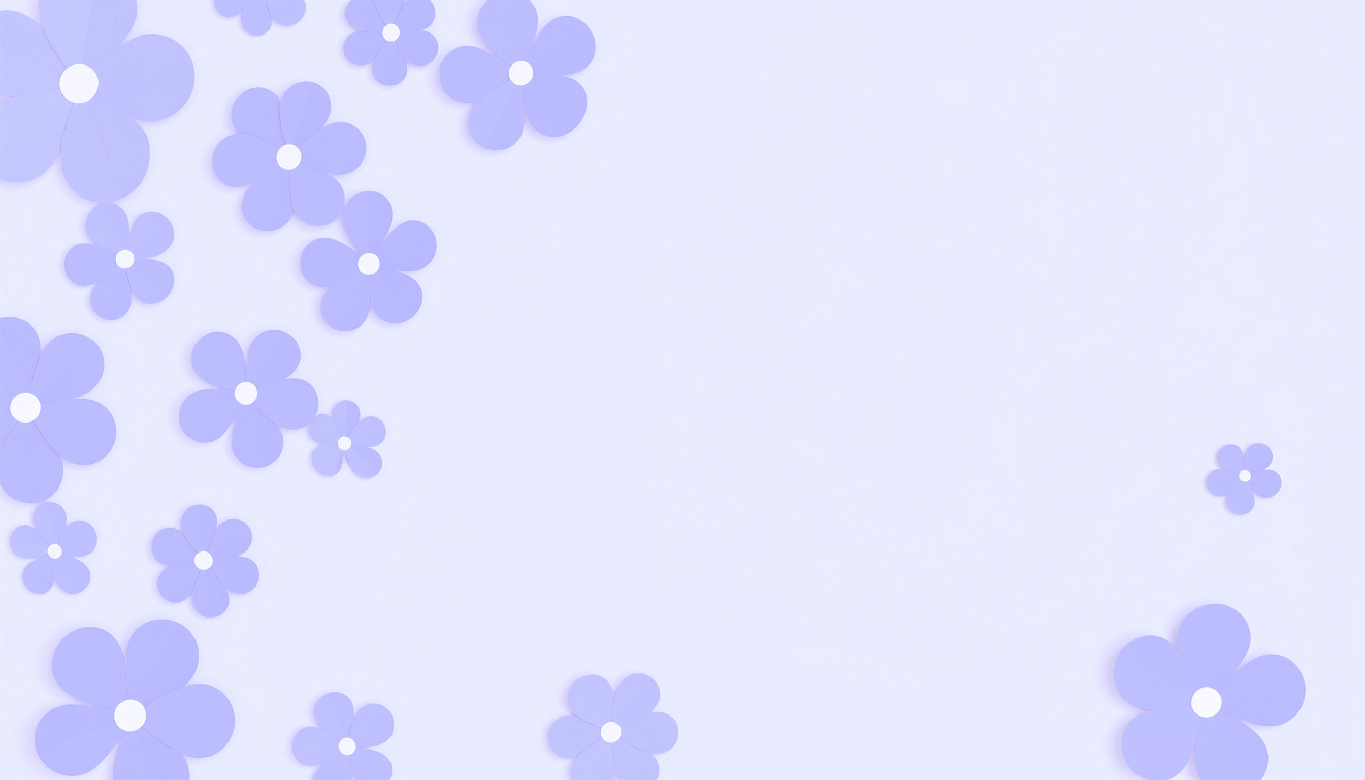 紫の花のシンプルな背景イラスト