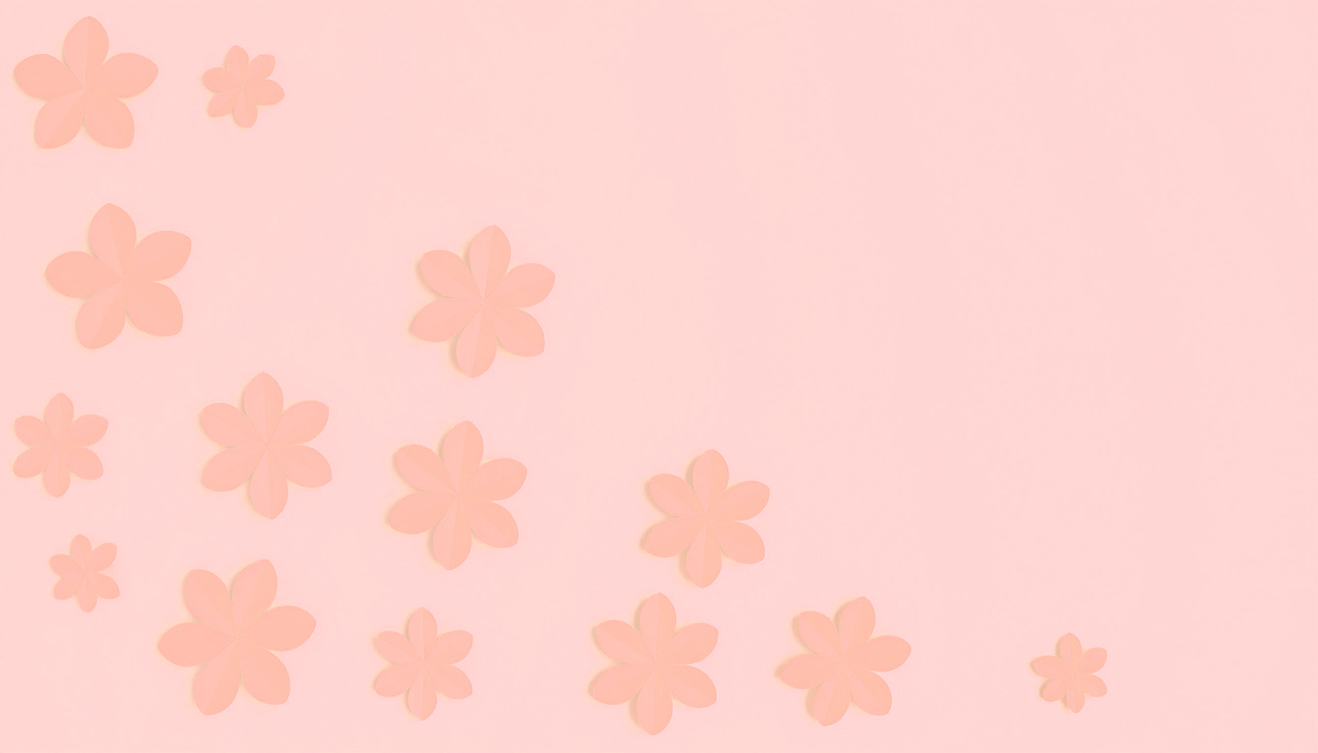 オレンジの花のシンプルな背景画像