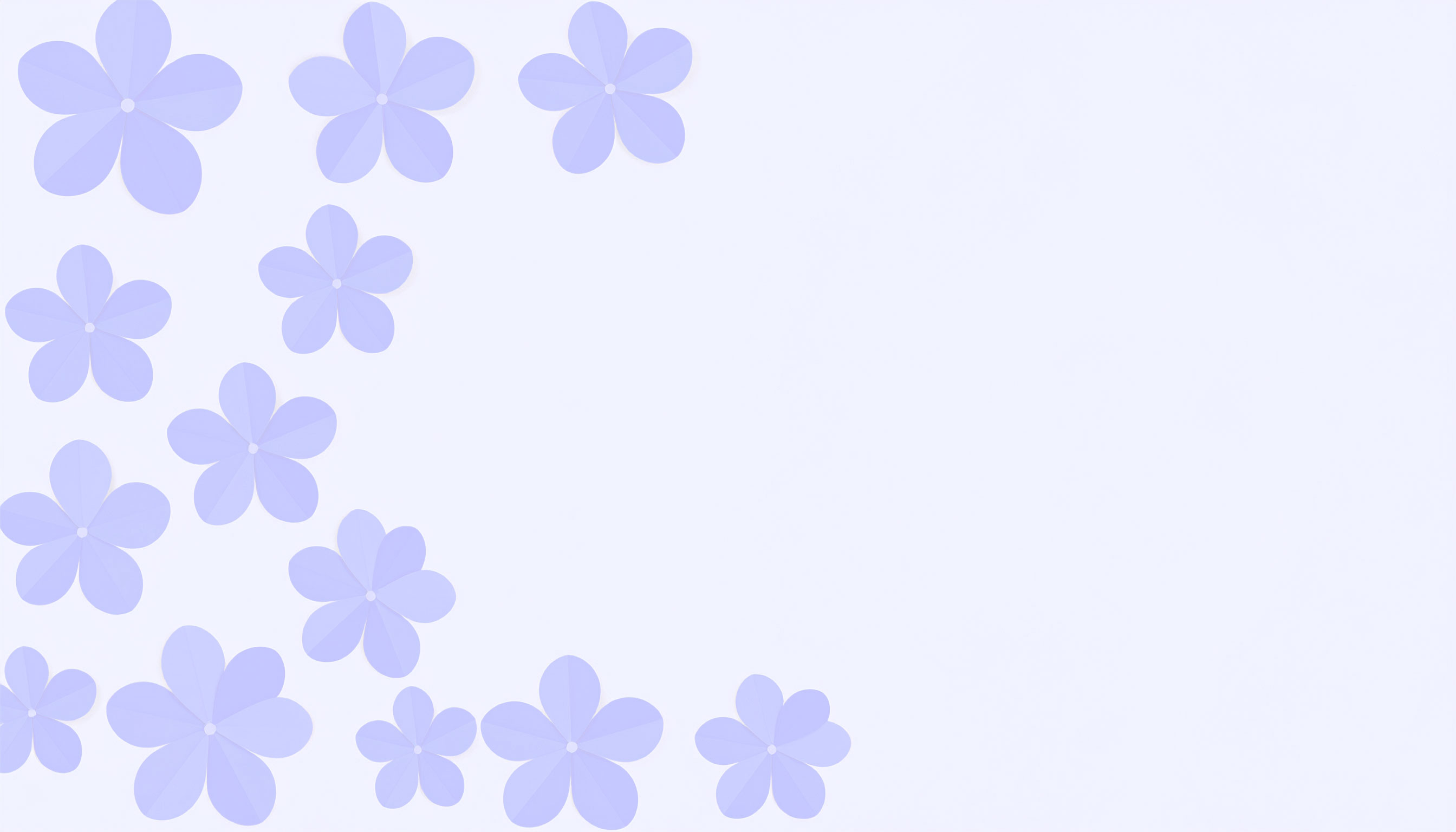 薄紫の花のシンプルな背景フリー素材