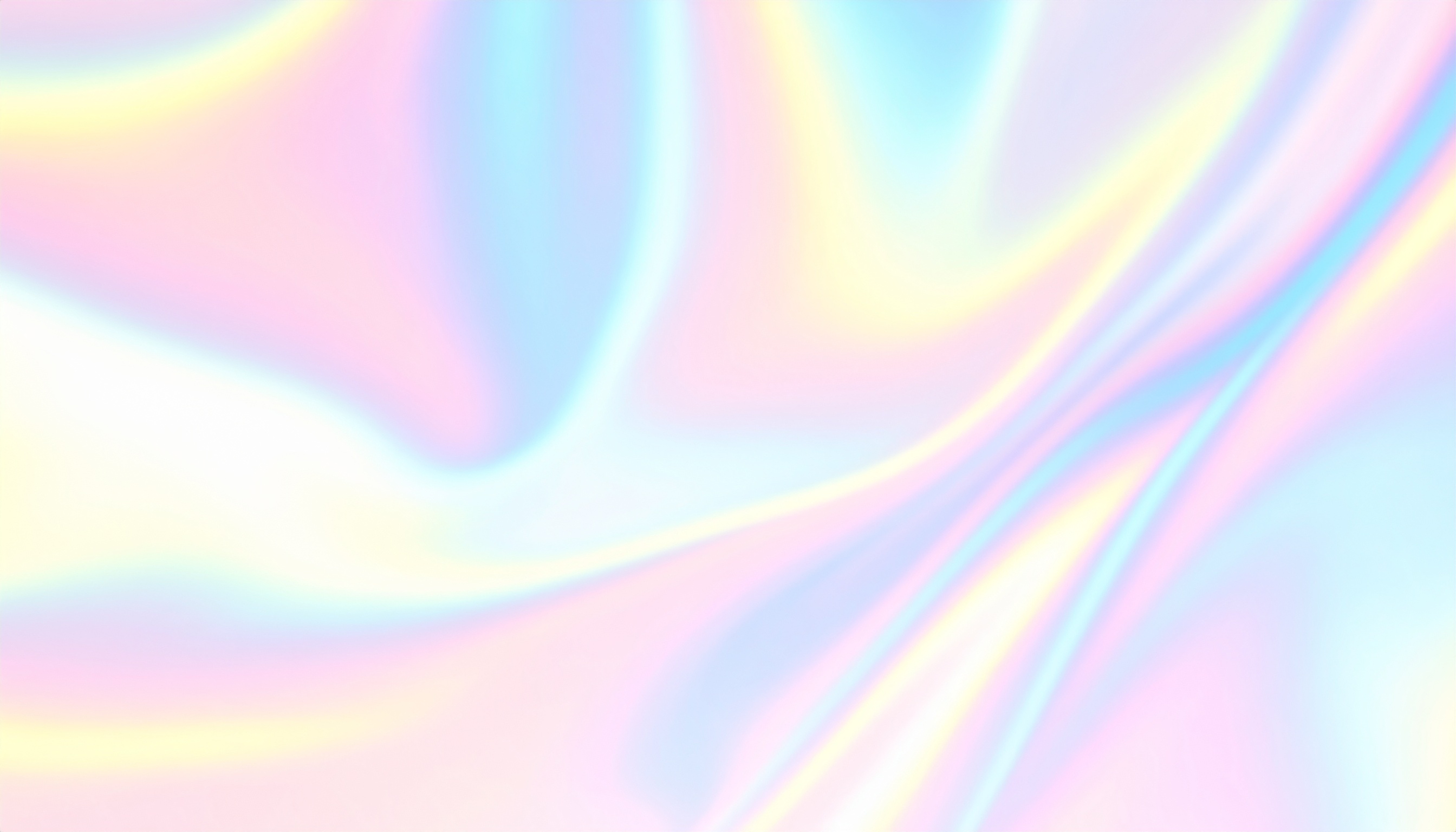 ホログラフィックがおしゃれな白背景画像