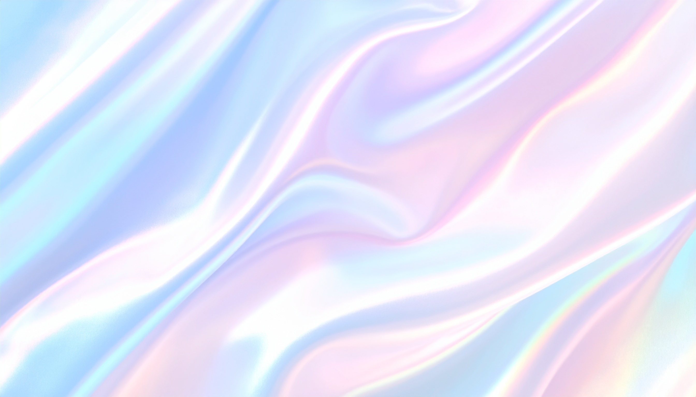 ホログラフィックがおしゃれな白のグラデーション背景画像